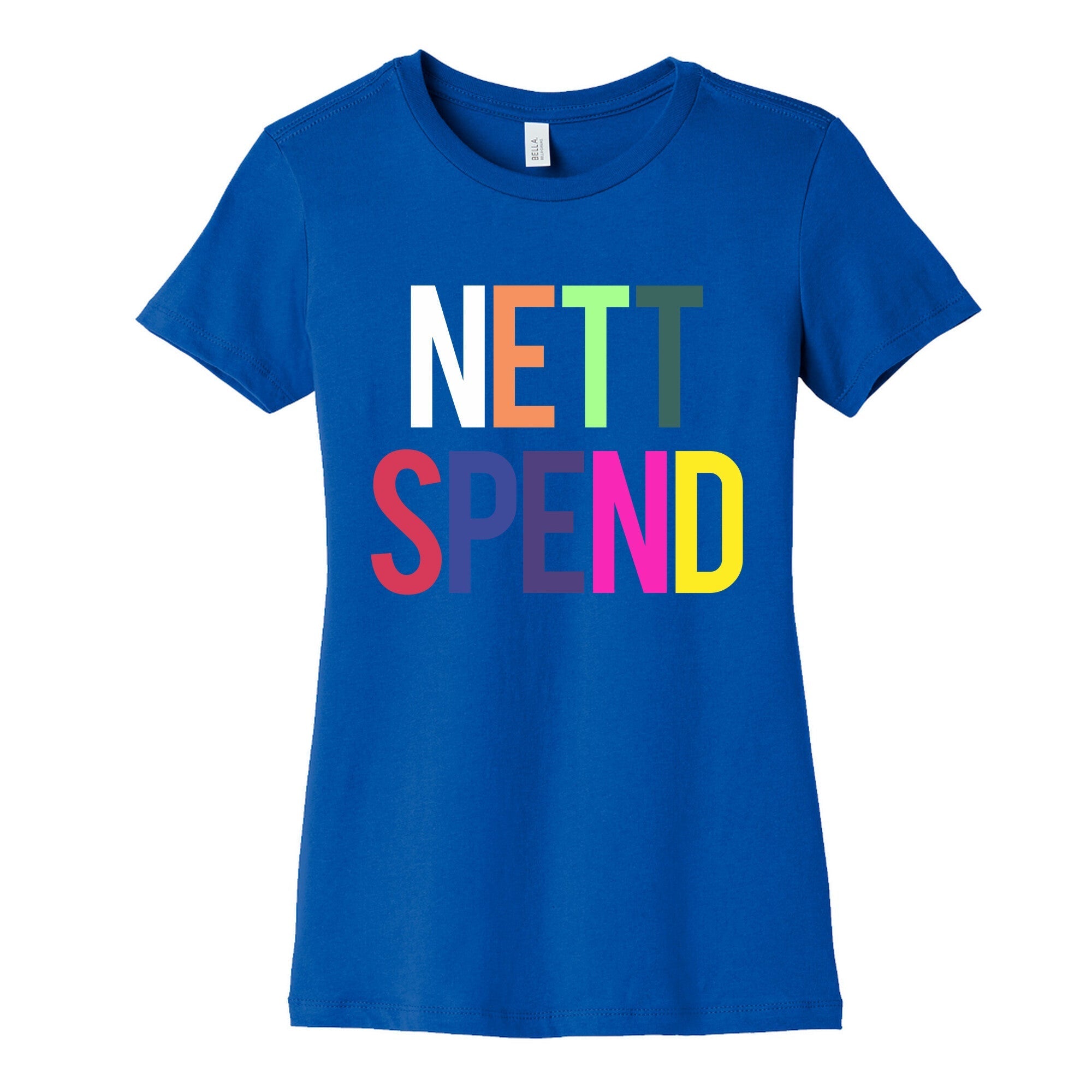 Nett Spend Rainbow Womens Cotton Tee