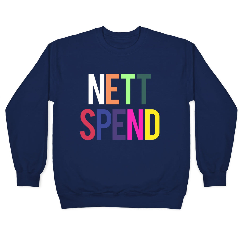 Nett Spend Rainbow Crewneck Sweatshirt