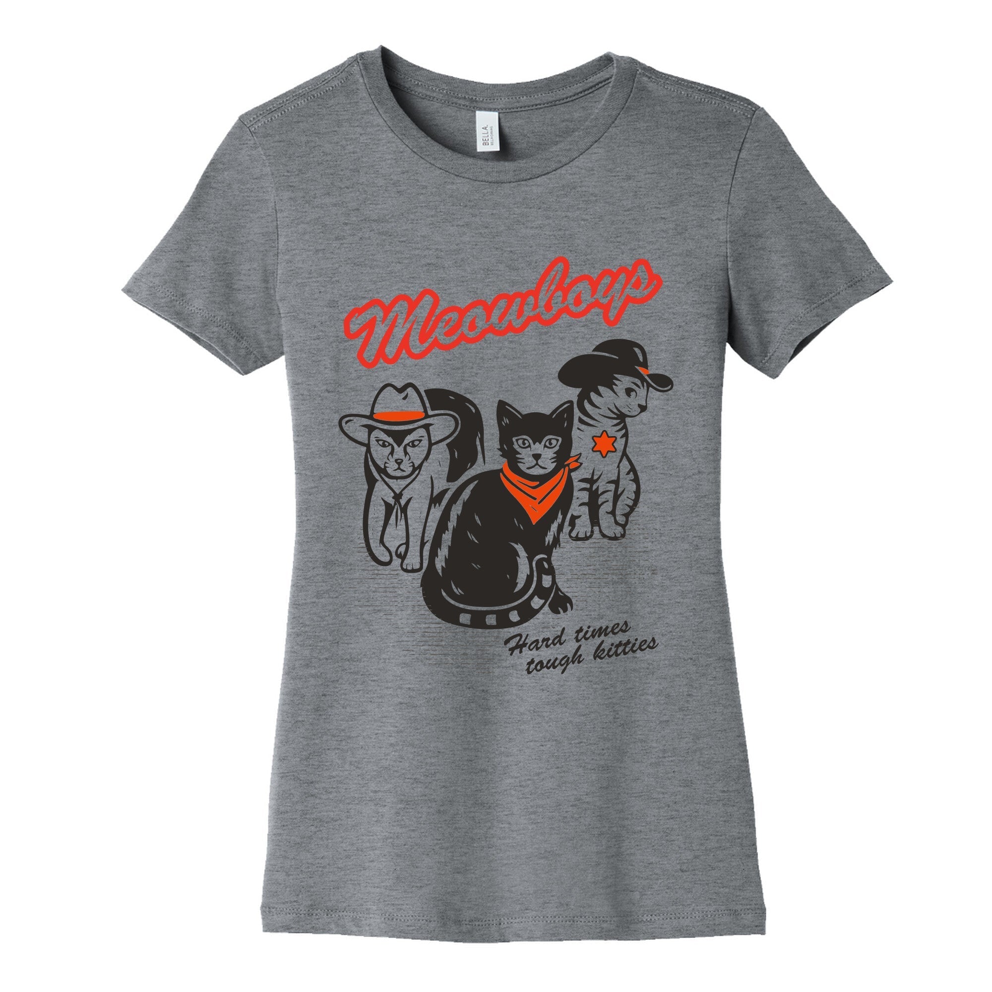 Meowboys Womens Cotton Tee