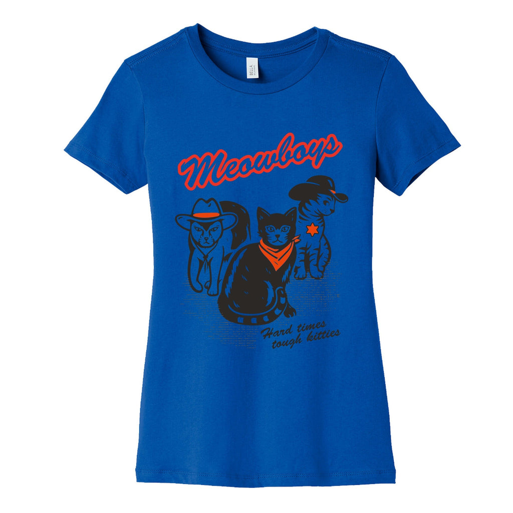 Meowboys Womens Cotton Tee