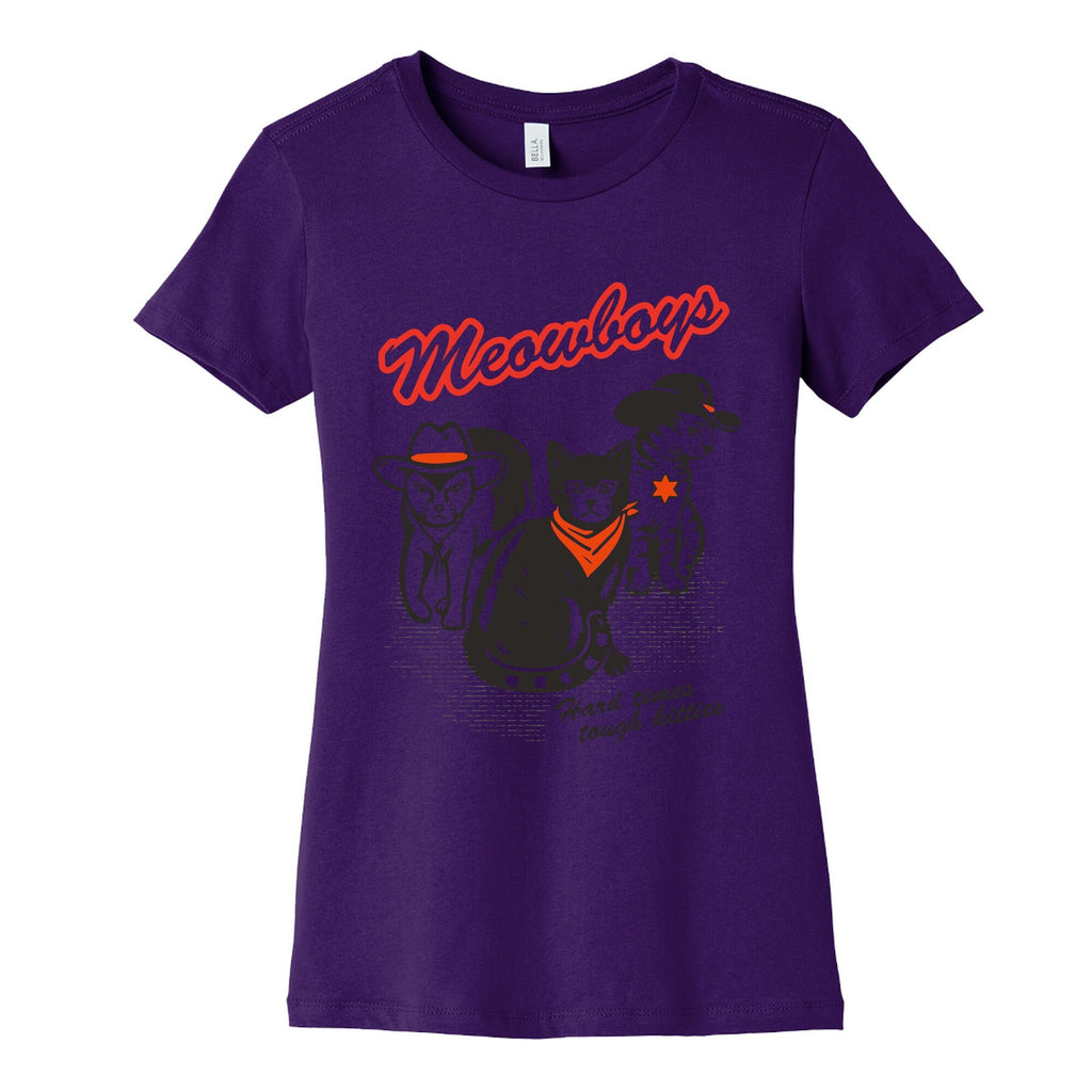 Meowboys Womens Cotton Tee