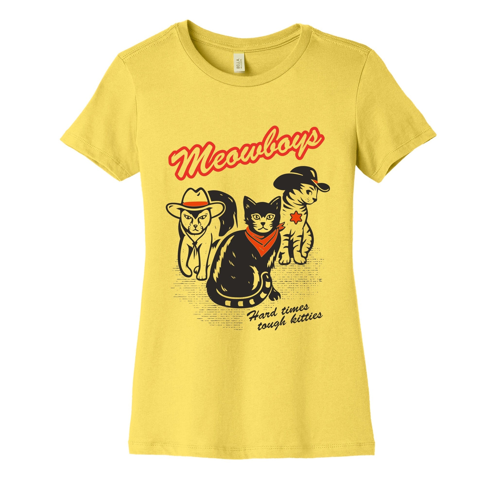 Meowboys Womens Cotton Tee