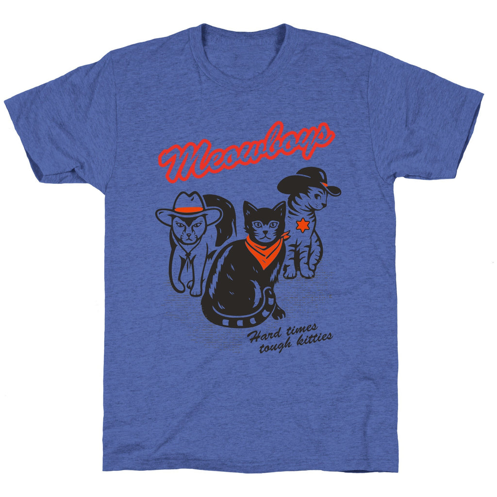 Meowboys Unisex Triblend Tee