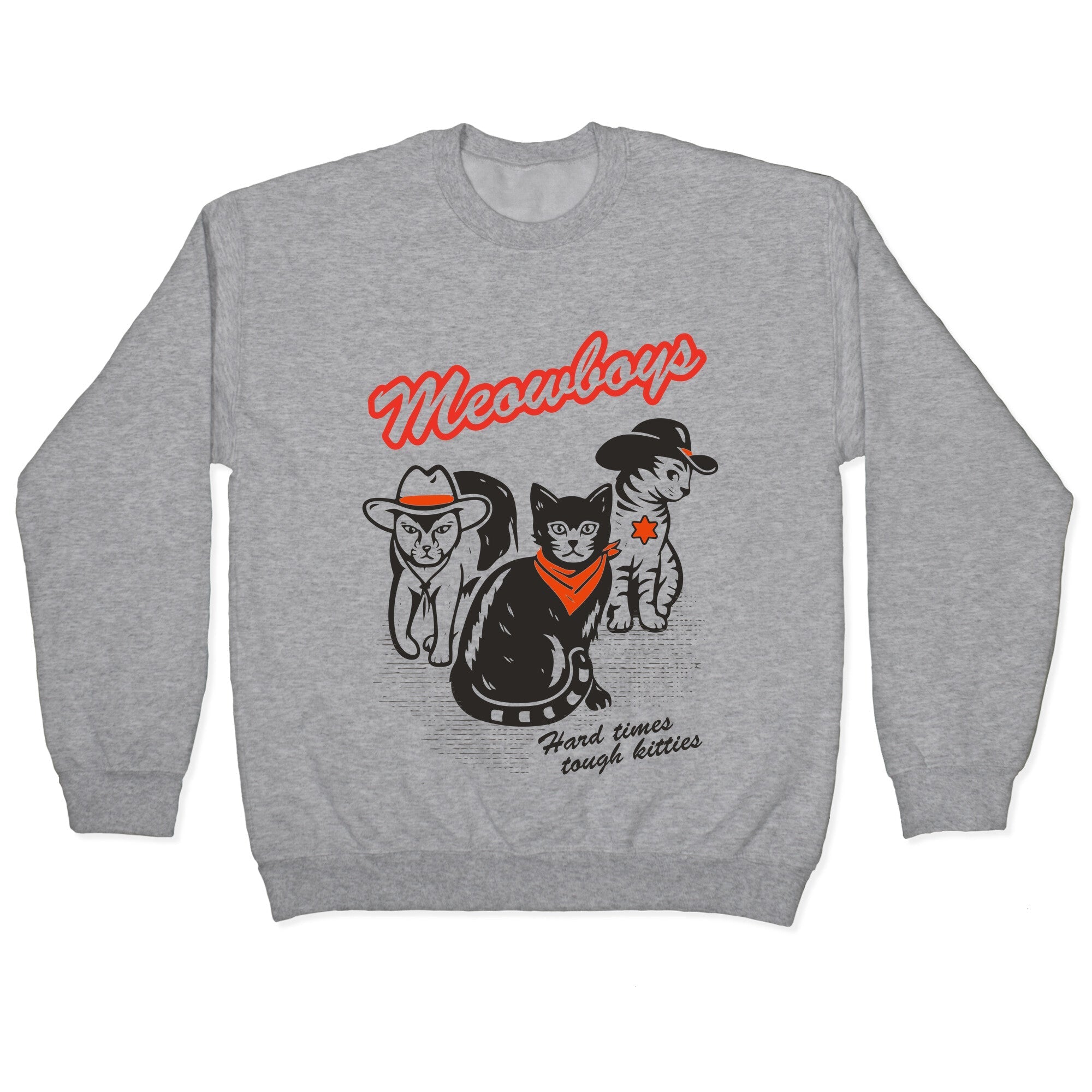 Meowboys Crewneck Sweatshirt