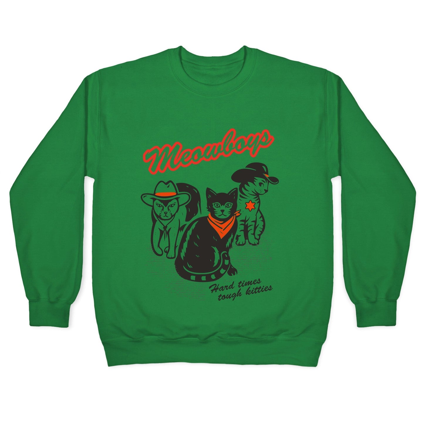 Meowboys Crewneck Sweatshirt