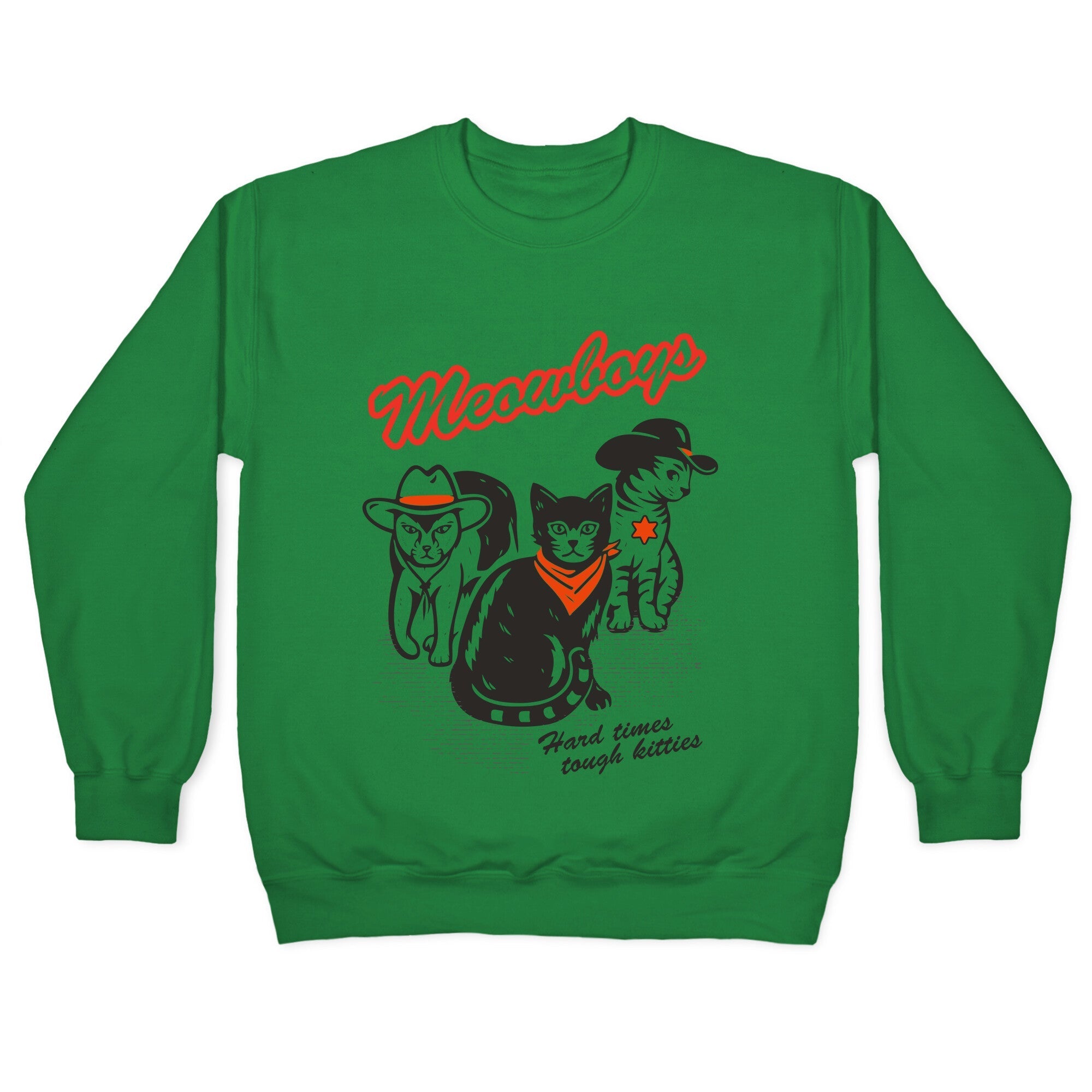 Meowboys Crewneck Sweatshirt