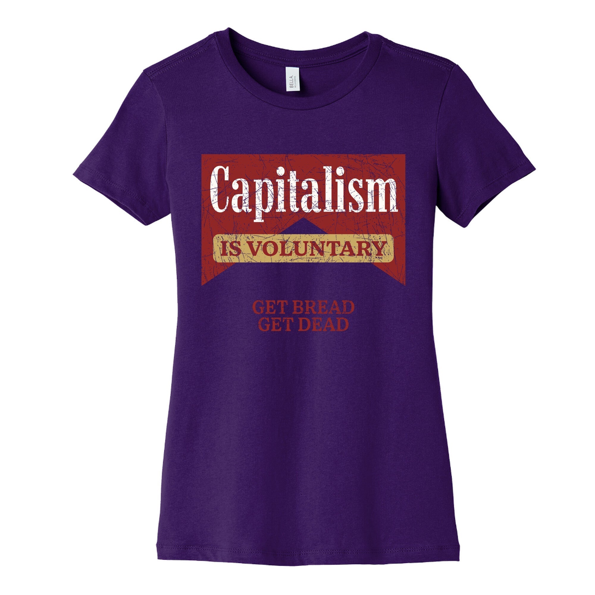 Capitalism is Voluntary Womens Cotton Tee
