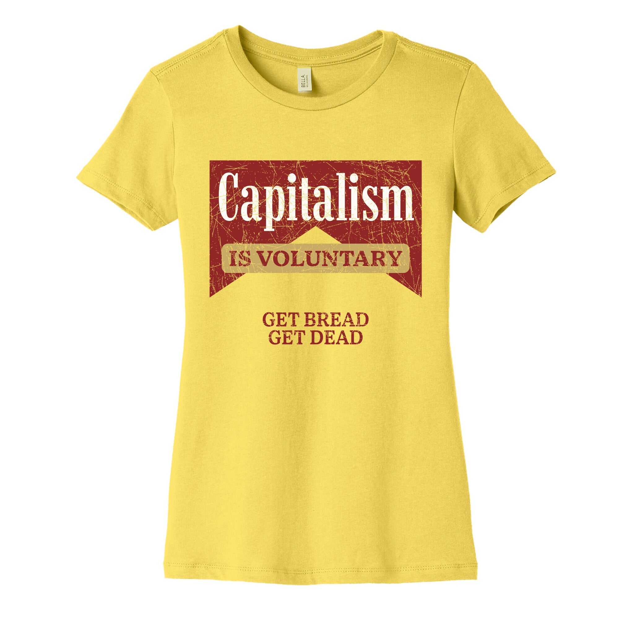Capitalism is Voluntary Womens Cotton Tee