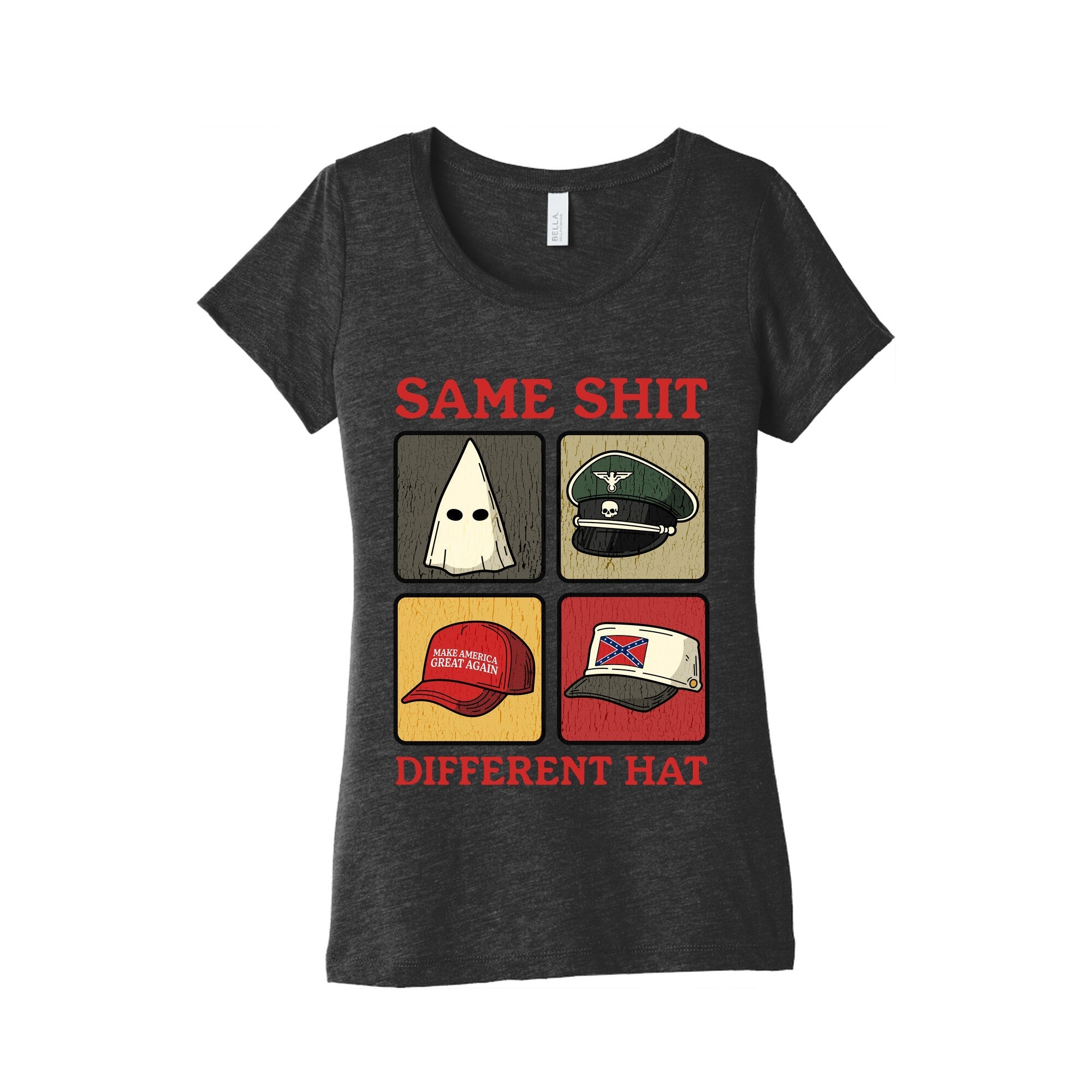 Same Shit Different Hat Womens Triblend Tee
