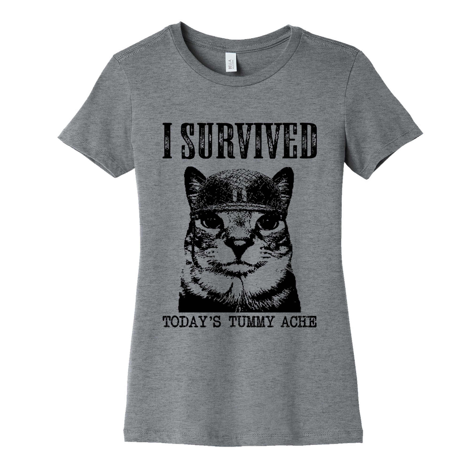 Tummy Ache Survivor Womens Cotton Tee