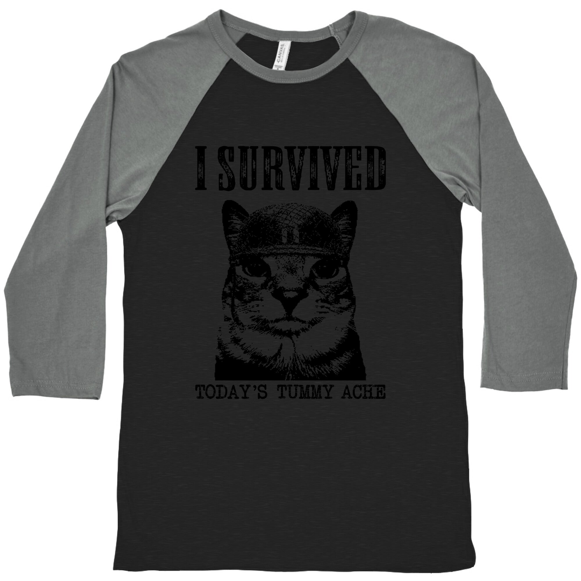 Tummy Ache Survivor Baseball Tee