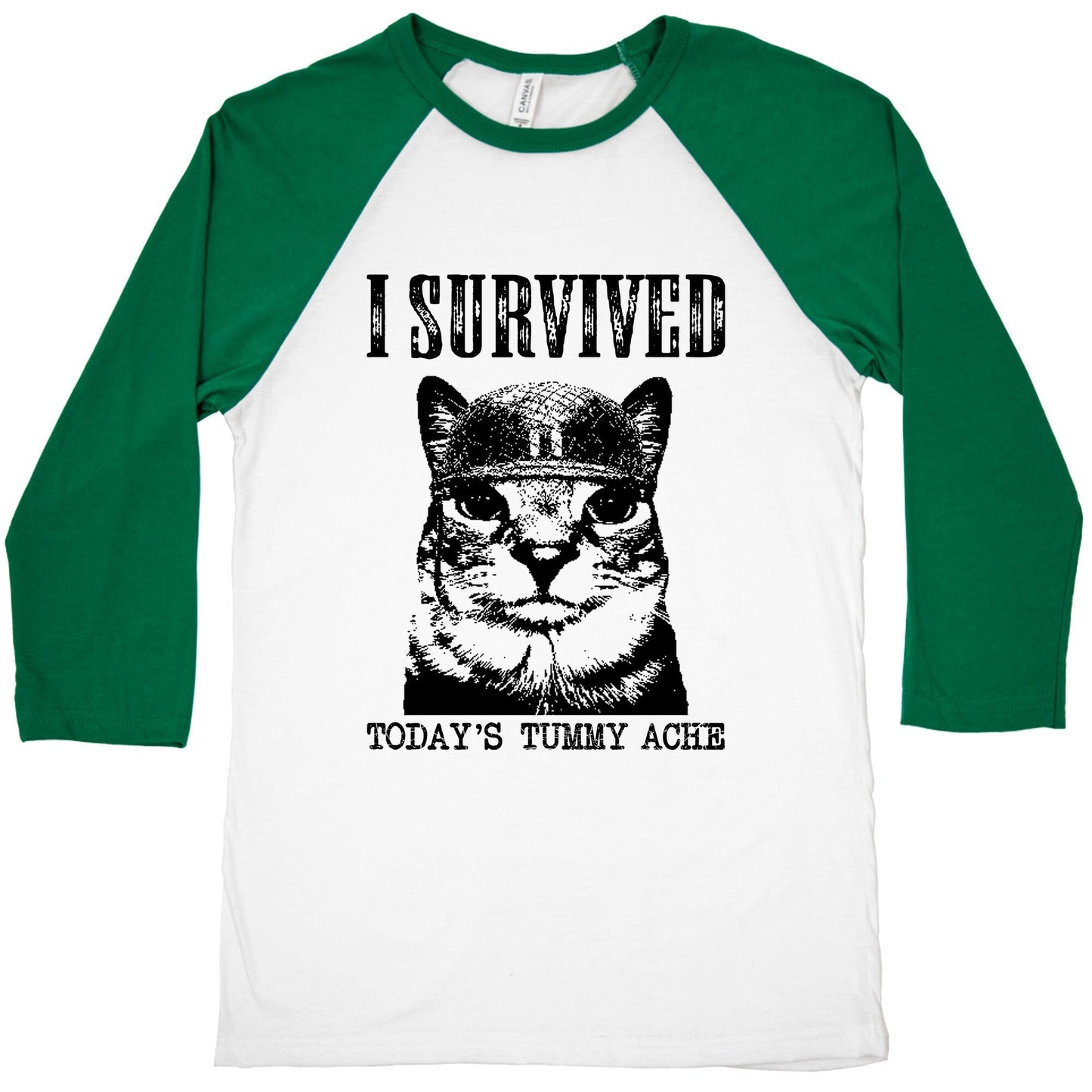 Tummy Ache Survivor Baseball Tee