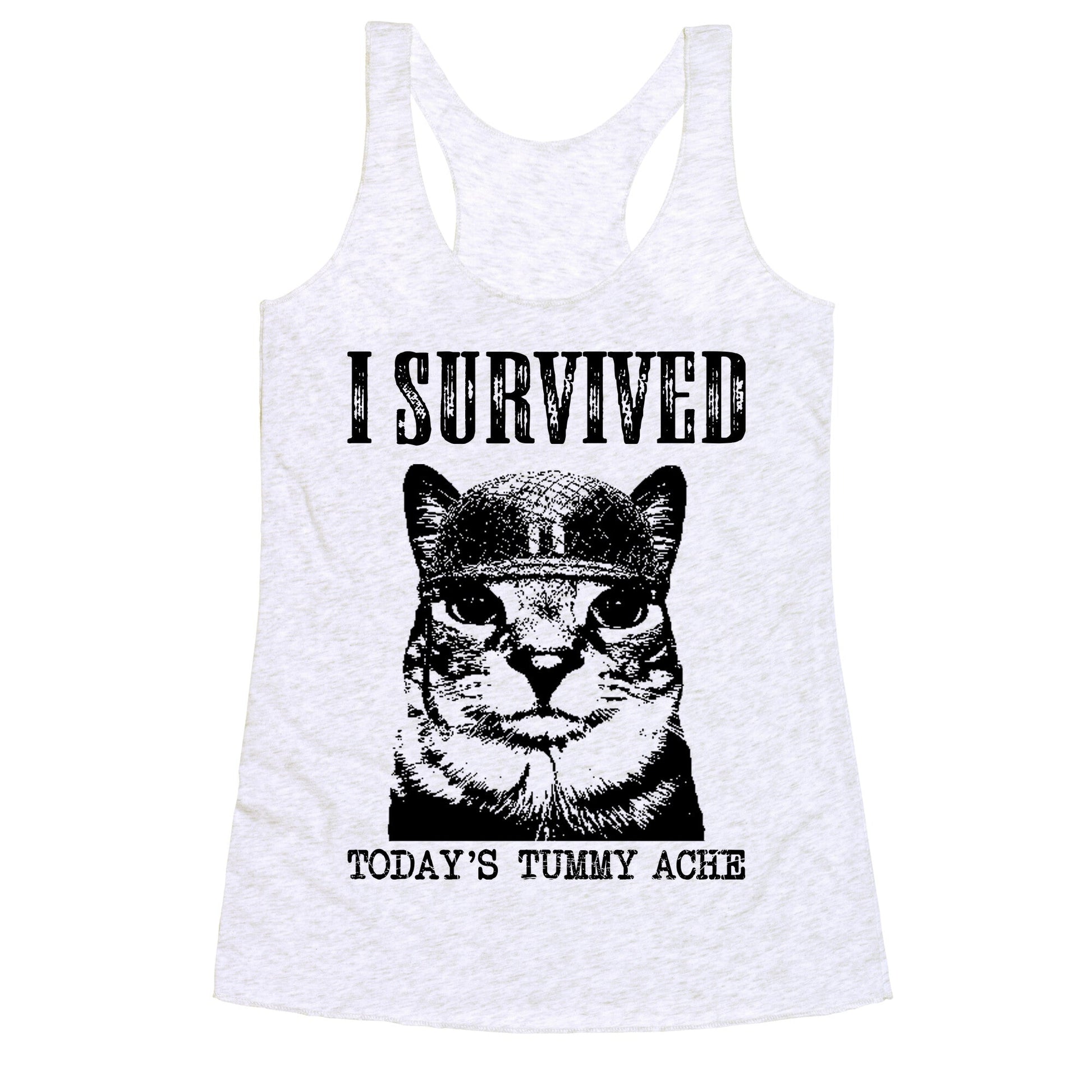 Tummy Ache Survivor Racerback Tank