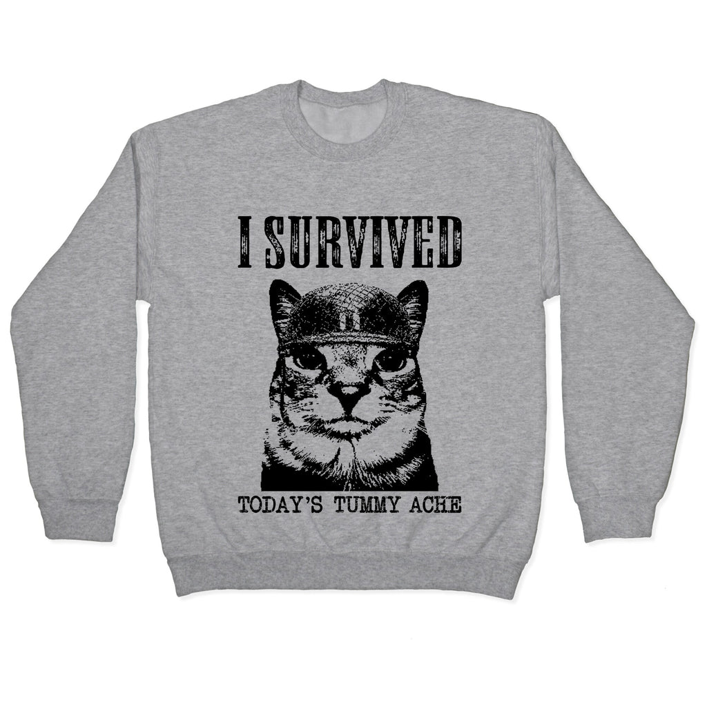 Tummy Ache Survivor Crewneck Sweatshirt