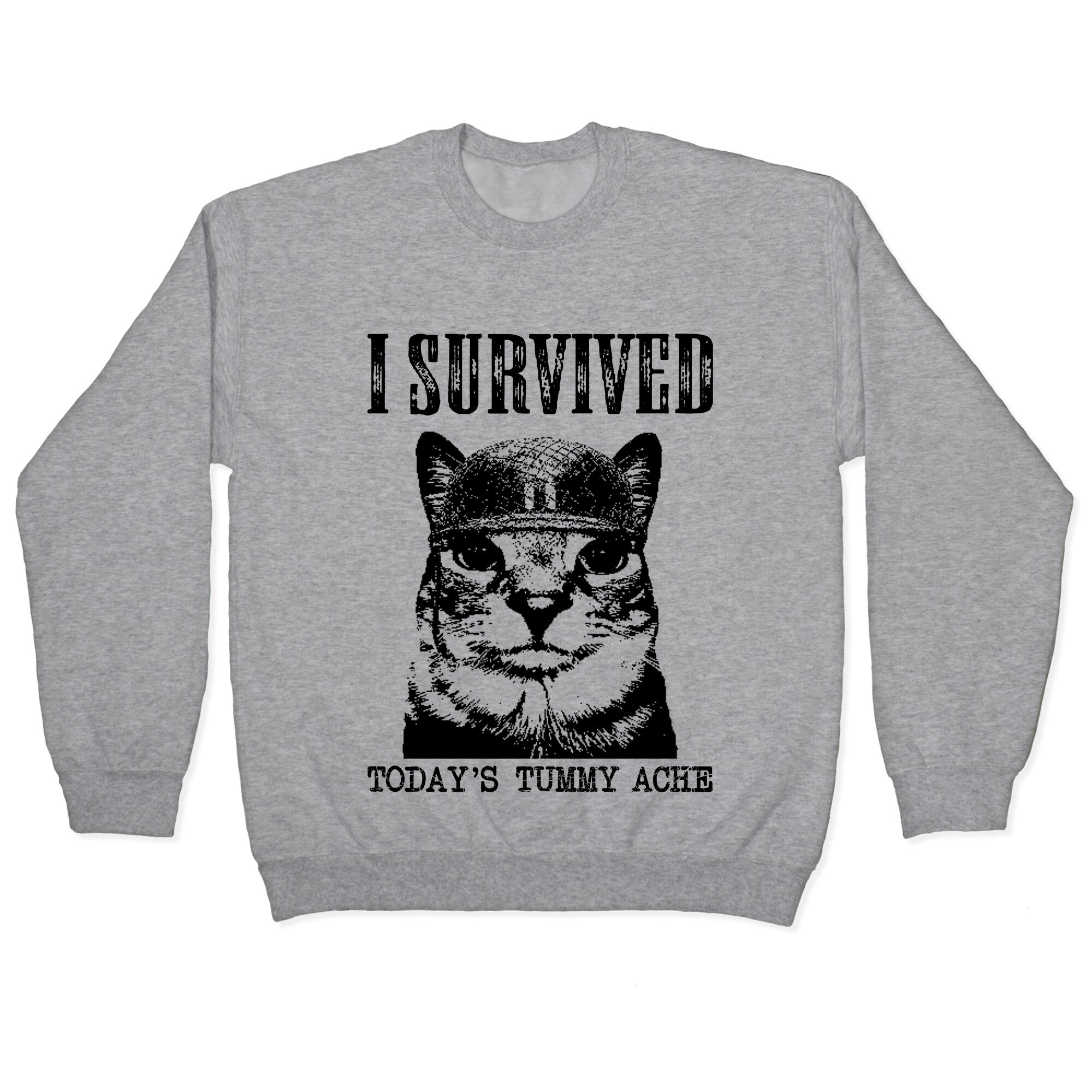 Tummy Ache Survivor Crewneck Sweatshirt