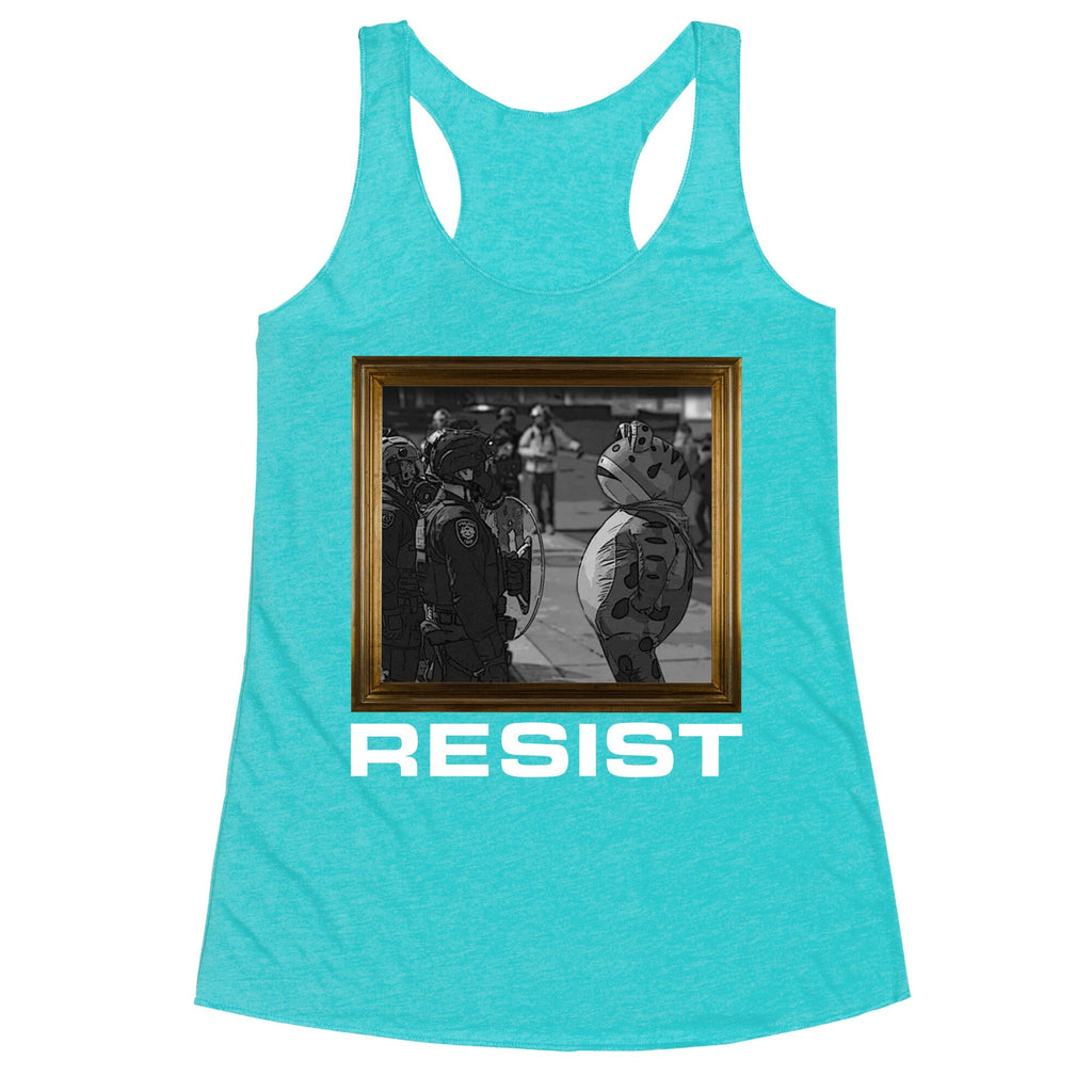 Portland Protest Frog Racerback Tank