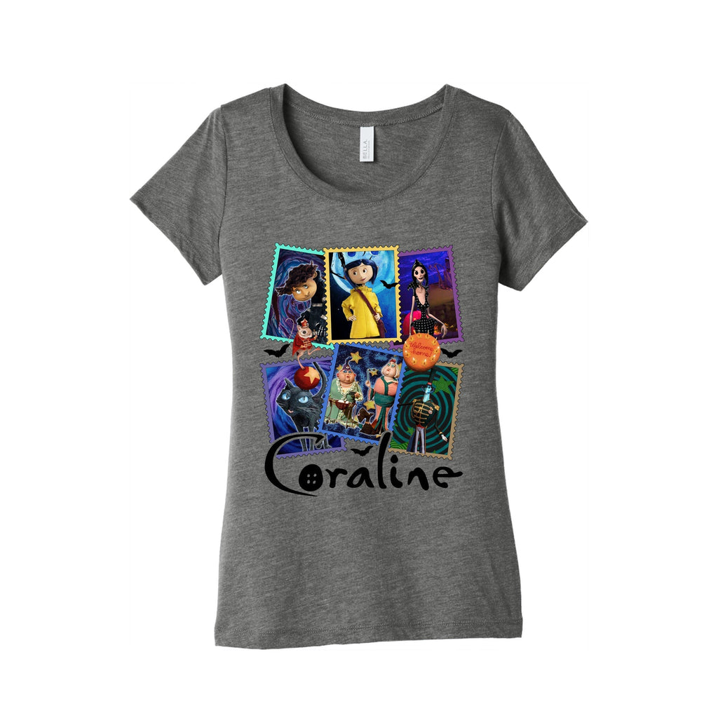Coraline Shirt Womens Triblend Tee
