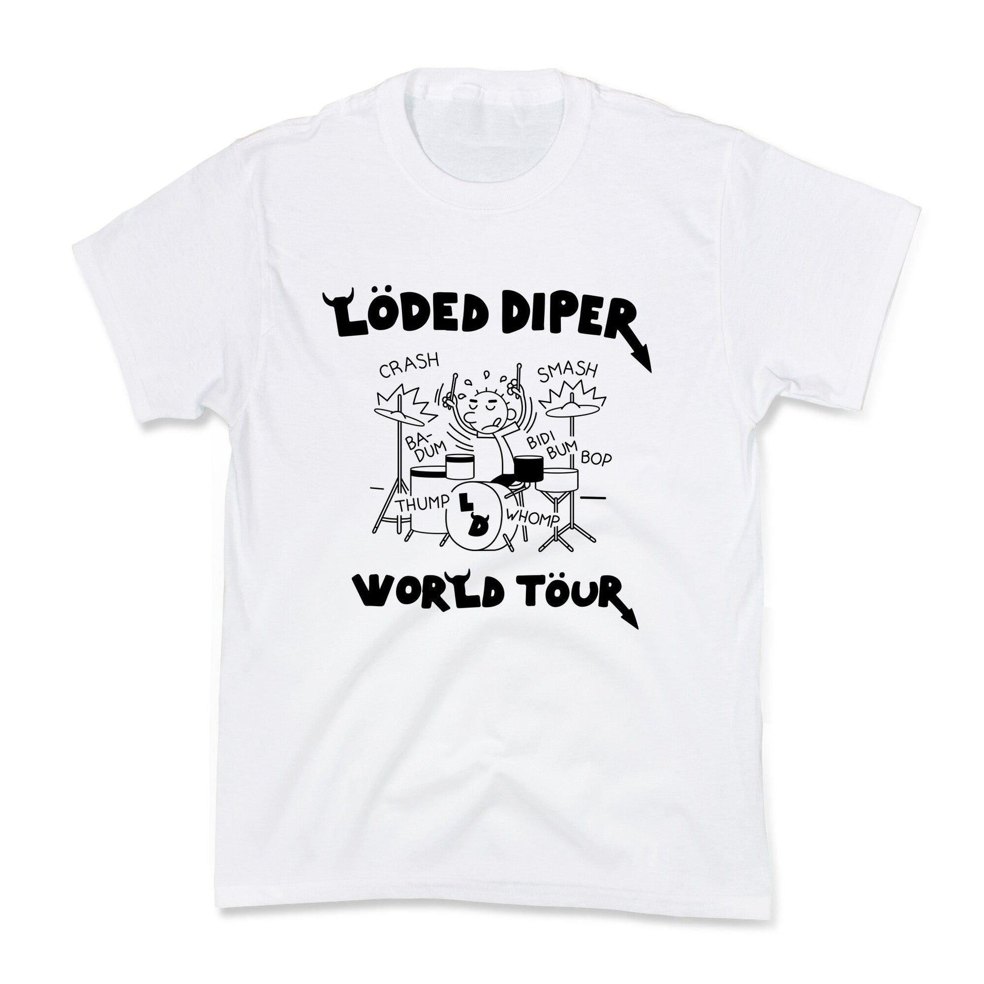 Loded Diper World Tour Kids Tee