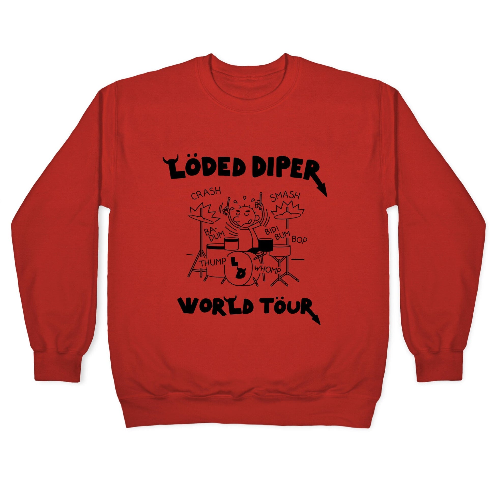 Loded Diper World Tour Crewneck Sweatshirt
