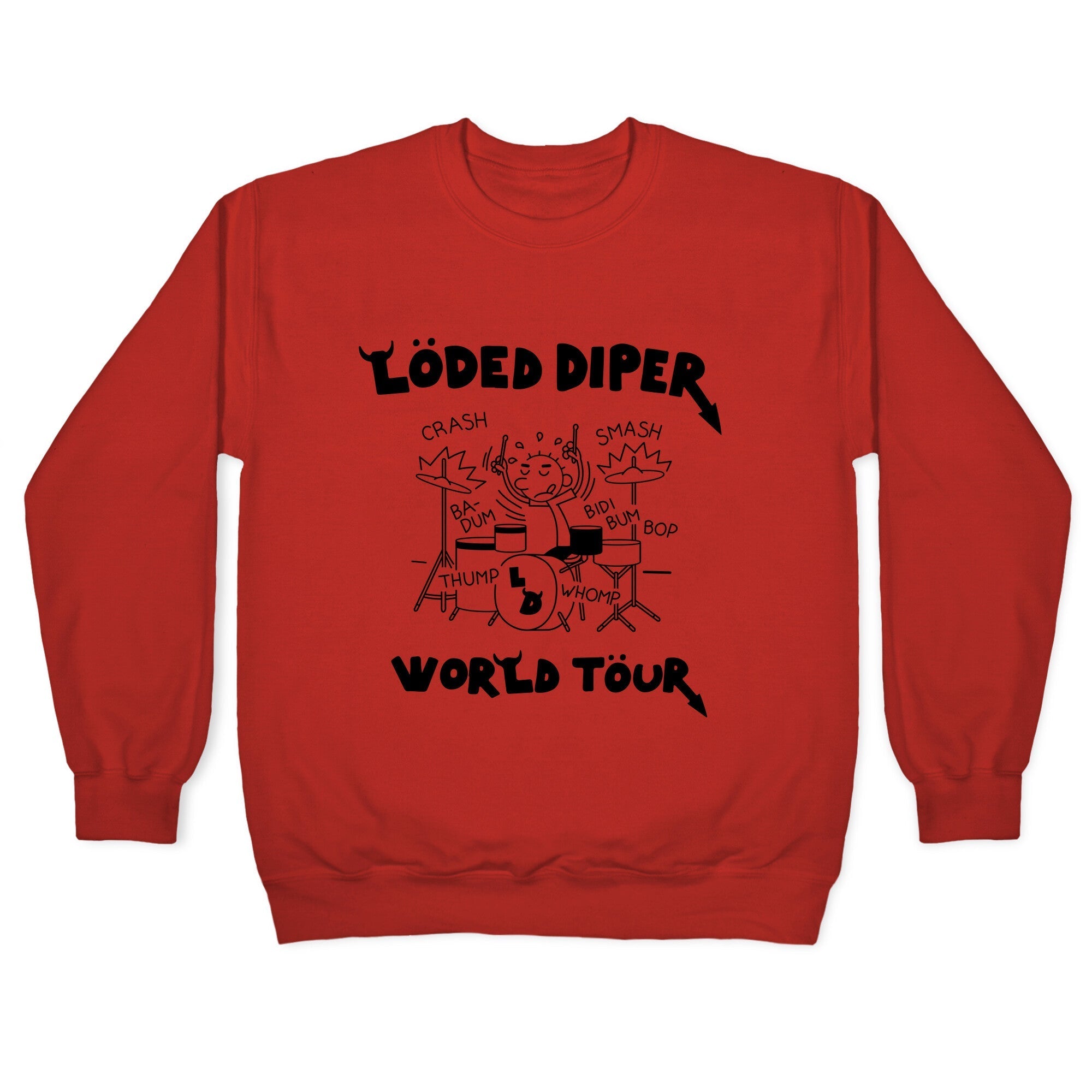 Loded Diper World Tour Crewneck Sweatshirt