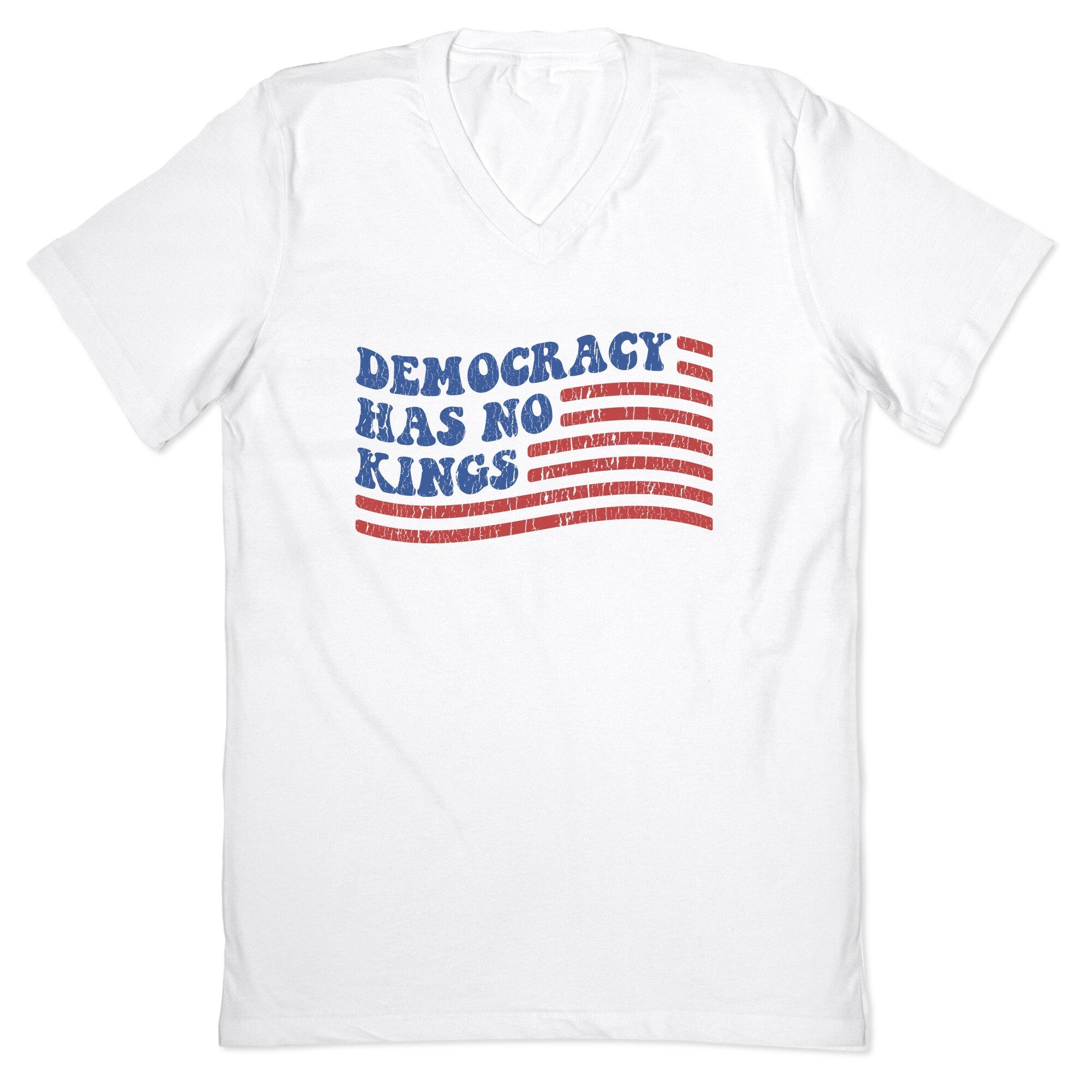 Democracy Has No Kings V-Neck