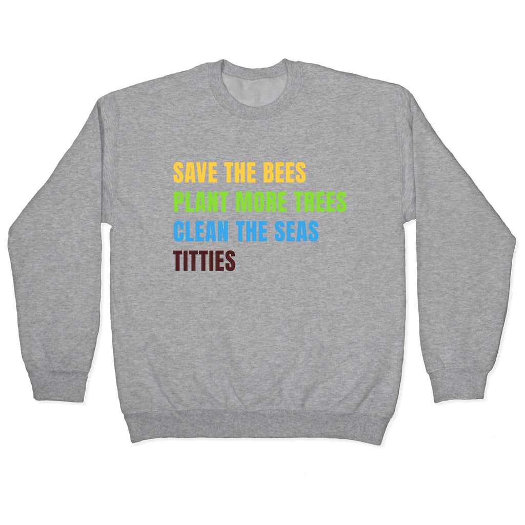 Save The Bees Crewneck Sweatshirt