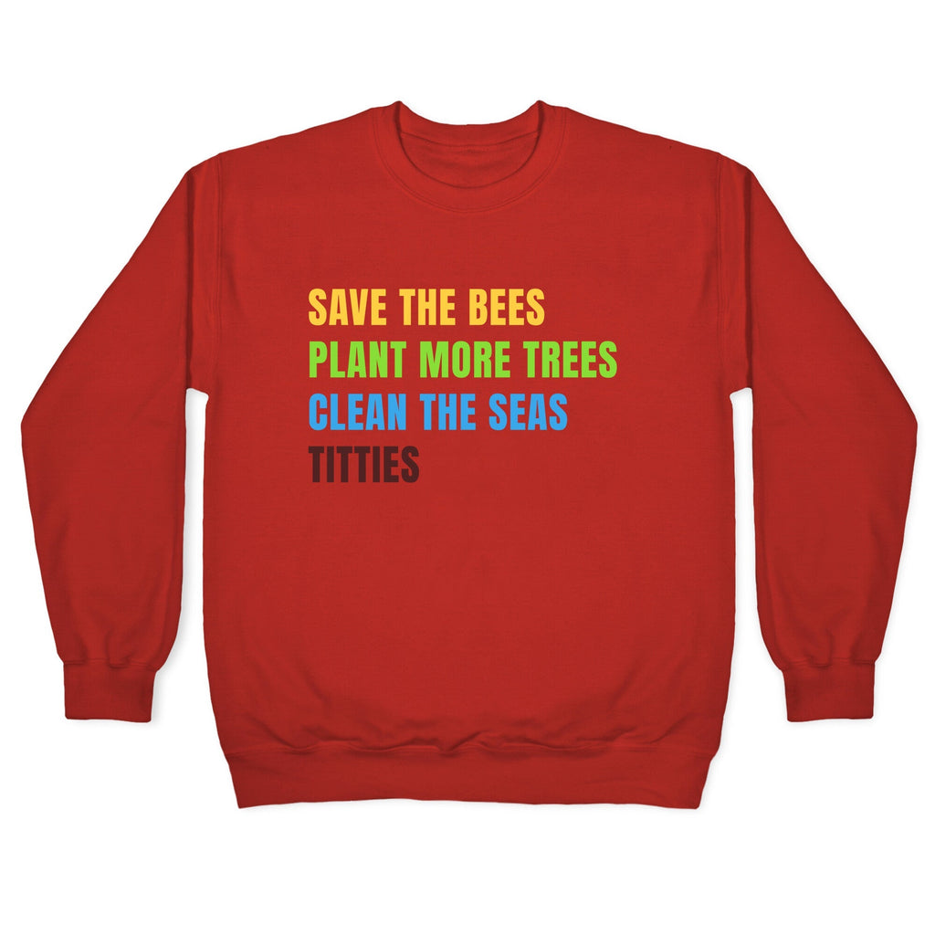 Save The Bees Crewneck Sweatshirt