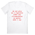 Do Not Give Me a Cigarette V-Neck