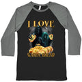 I Love Garlic Bread Baseball Tee
