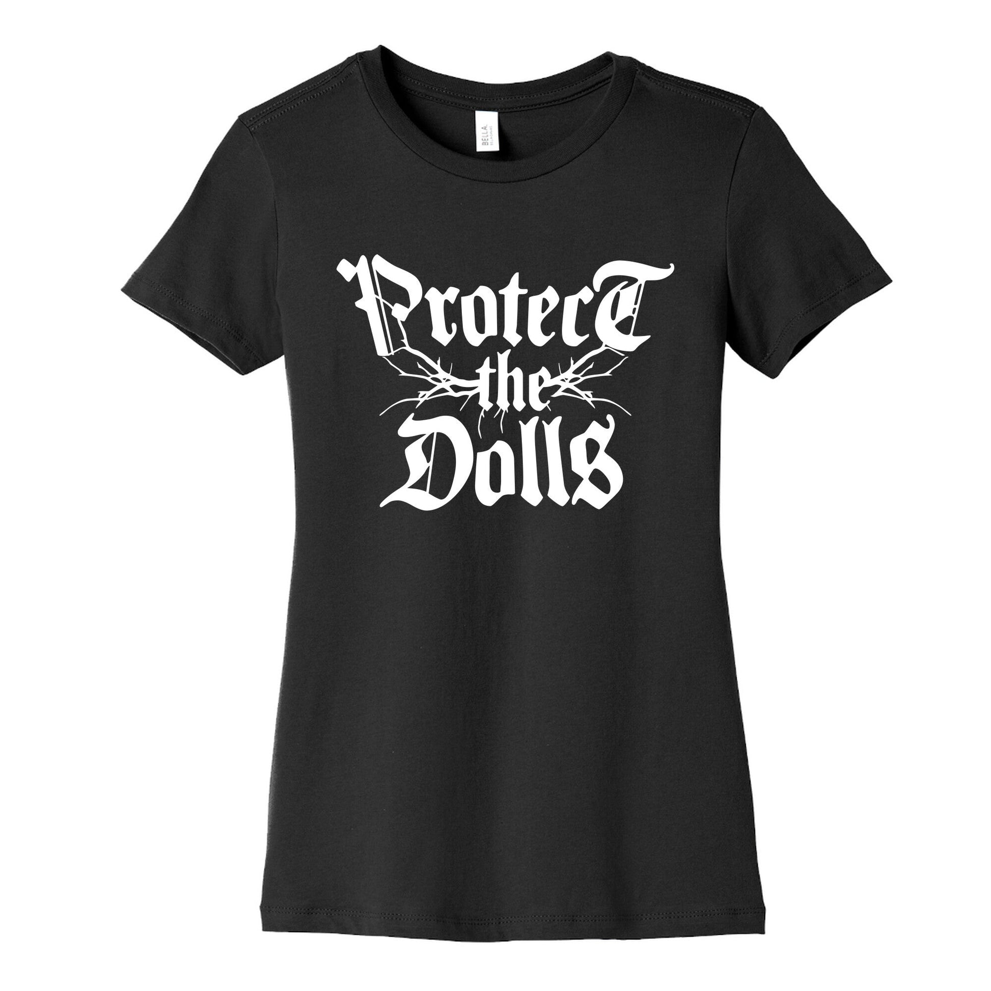 Protect the Dolls Graphic Tee Womens Cotton Tee