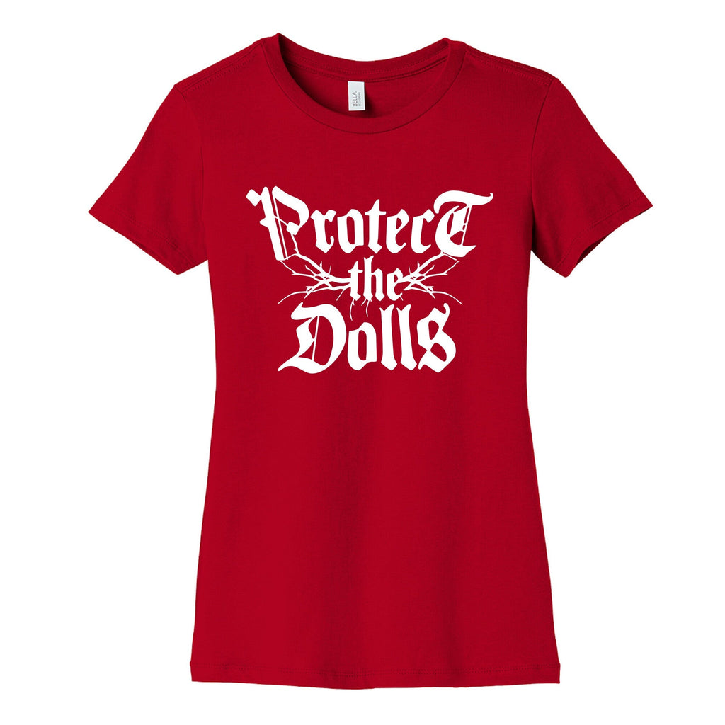 Protect the Dolls Graphic Tee Womens Cotton Tee
