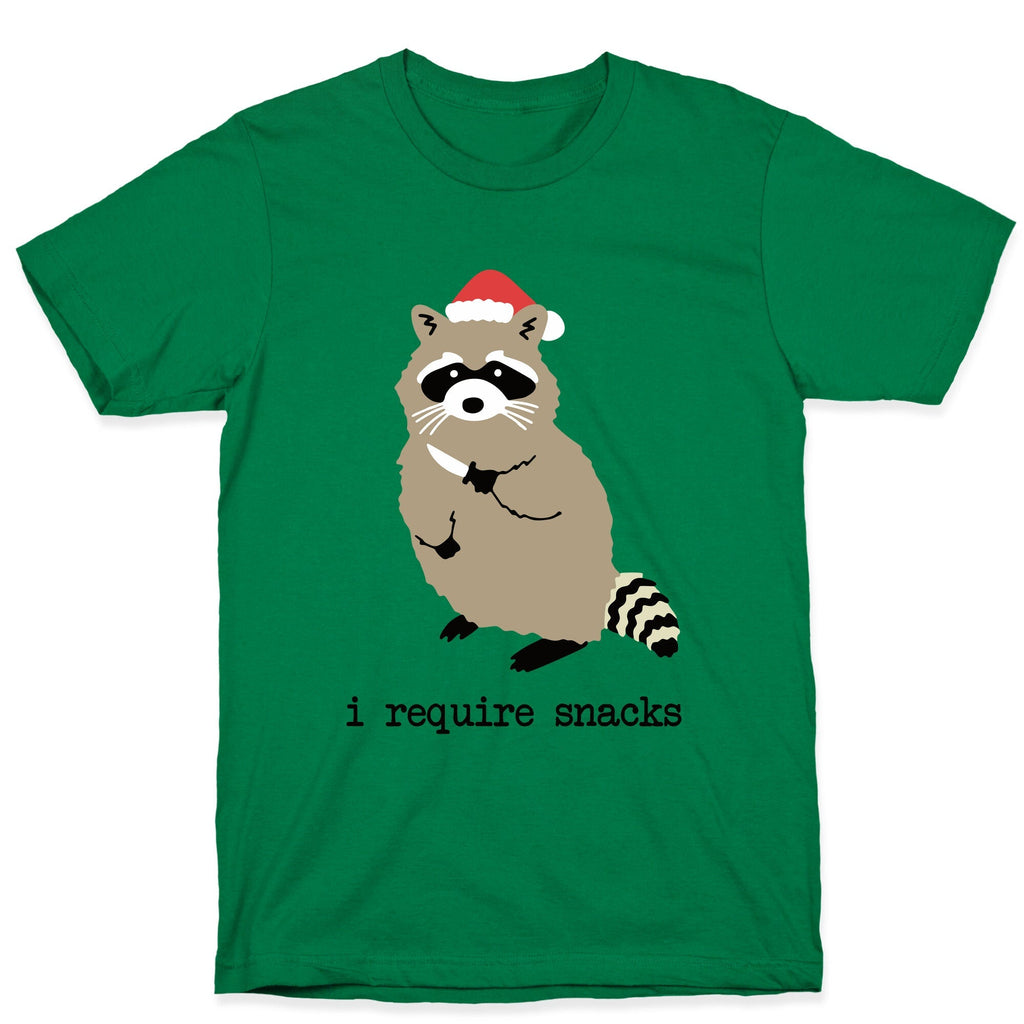 I Require Snacks T-Shirt