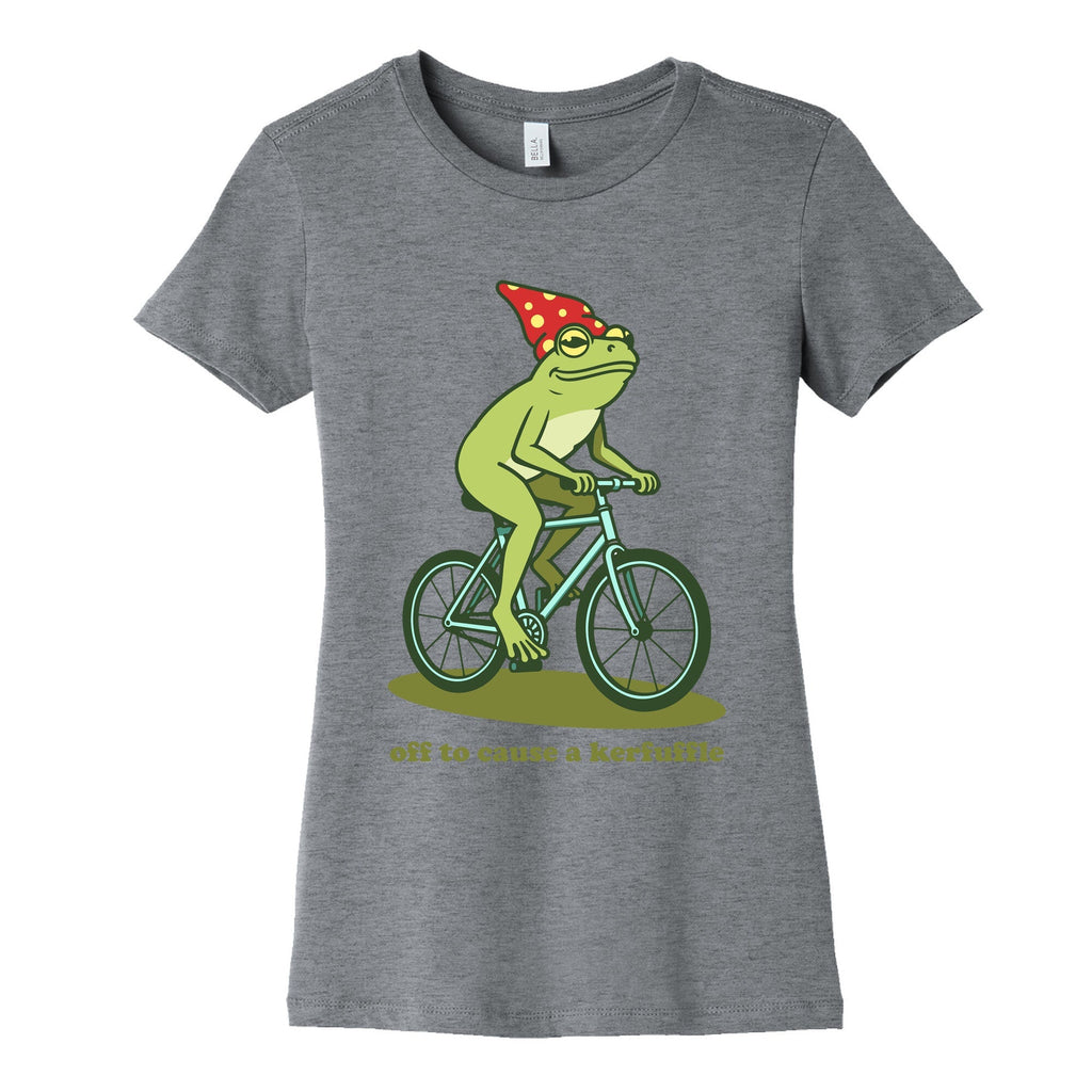 Off to Cause a Kerfuffle Womens Cotton Tee