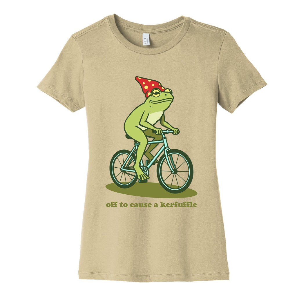 Off to Cause a Kerfuffle Womens Cotton Tee