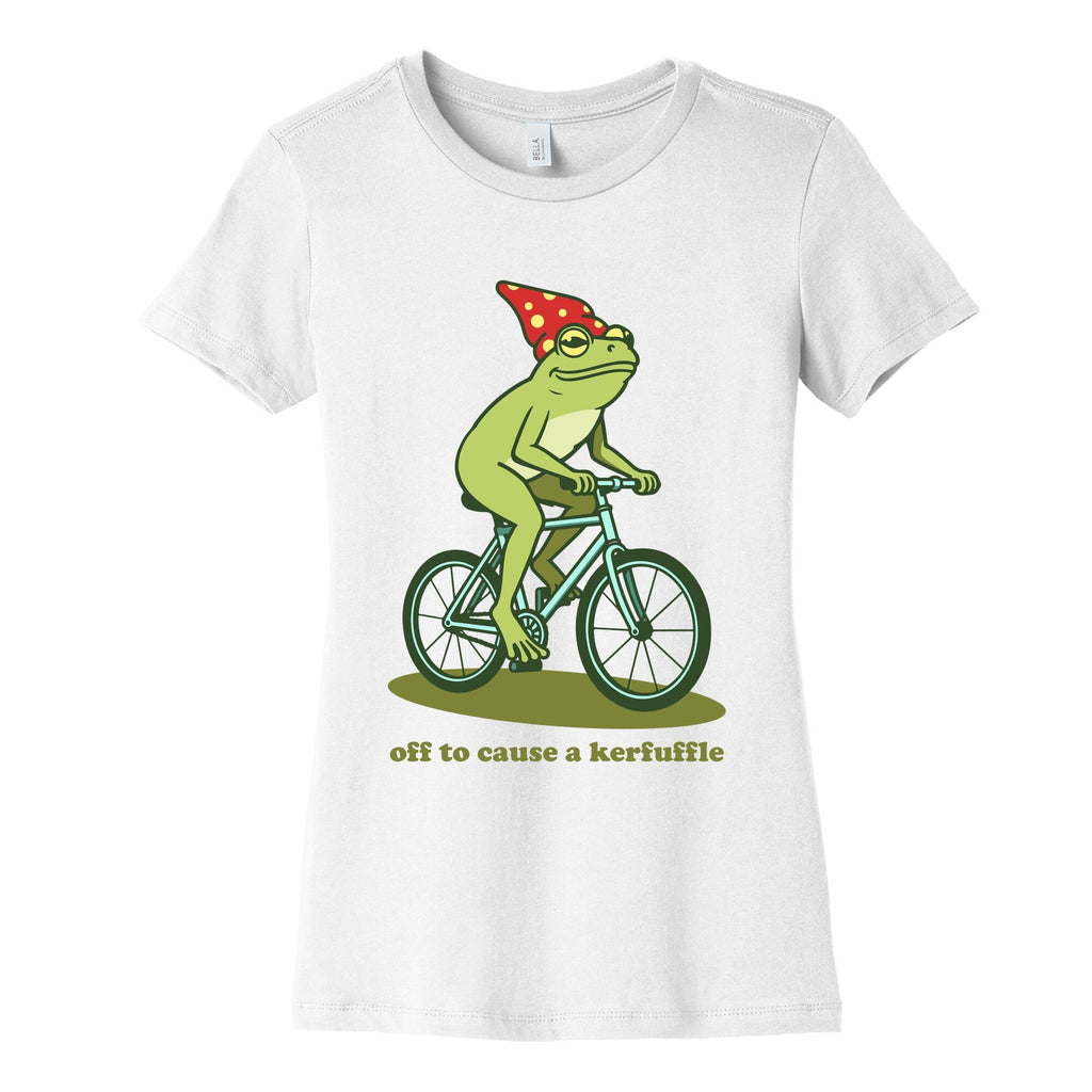 Off to Cause a Kerfuffle Womens Cotton Tee