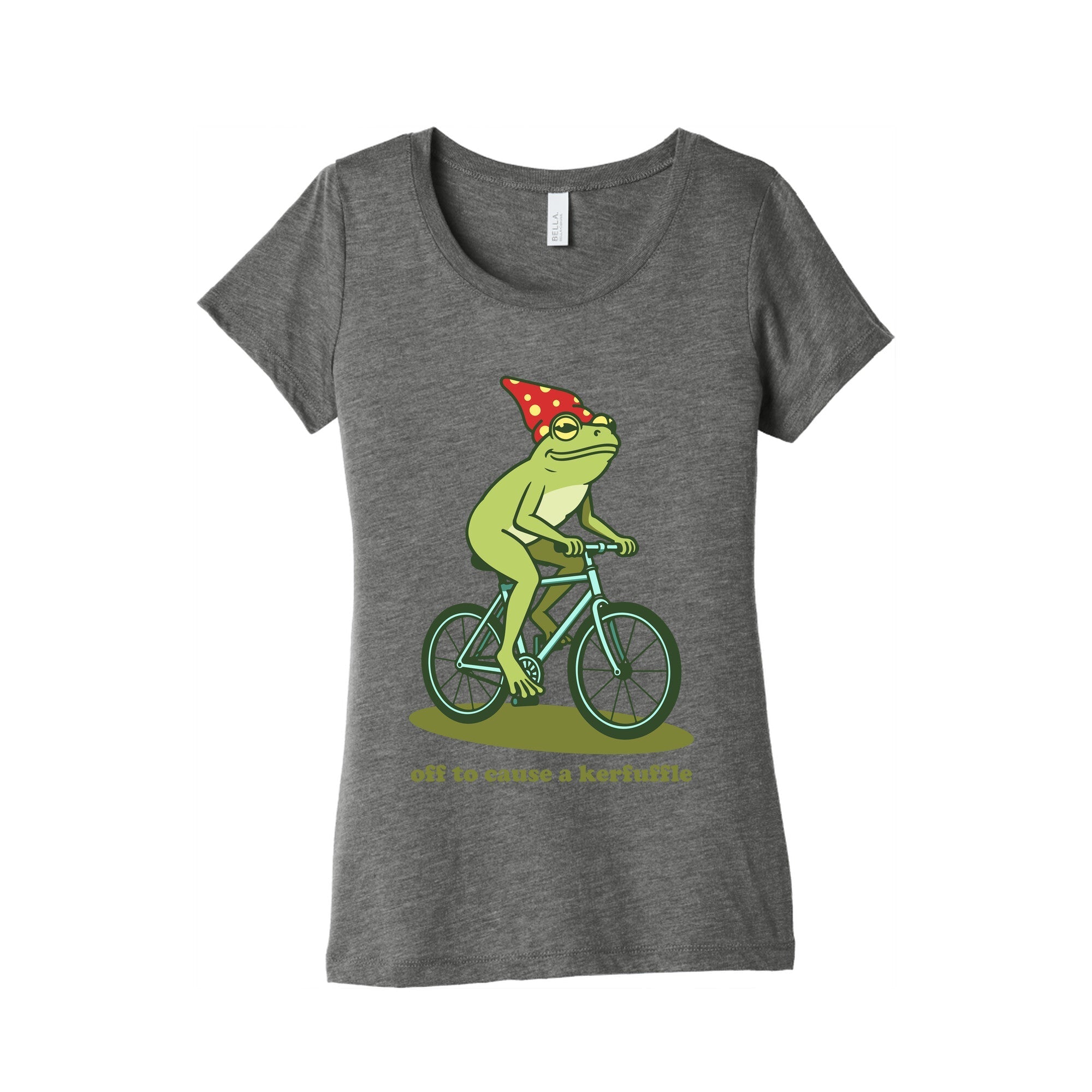 Off to Cause a Kerfuffle Womens Triblend Tee