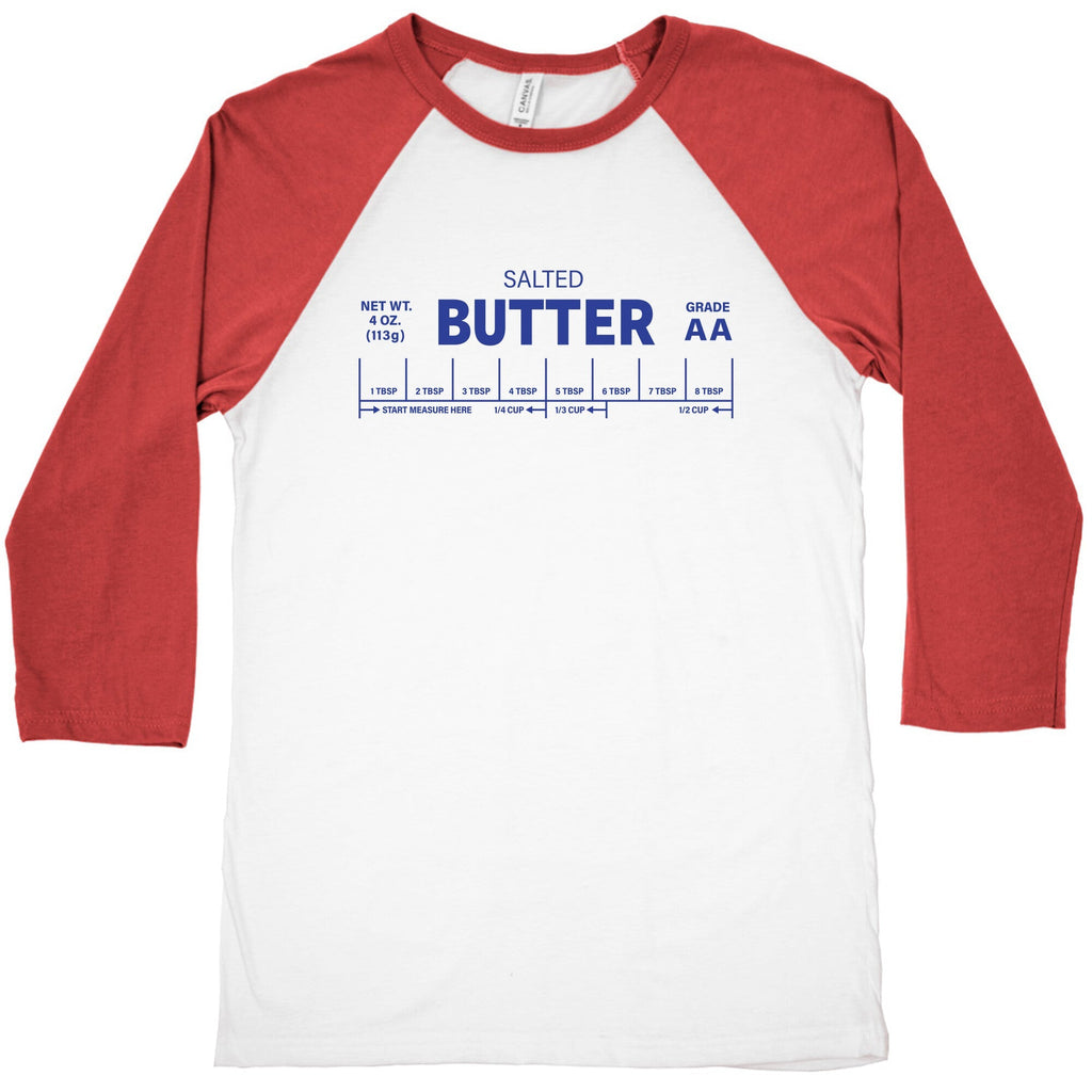 Salted Butter Baseball Tee