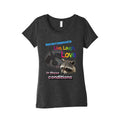 Live Laugh Love Raccoon Womens Triblend Tee