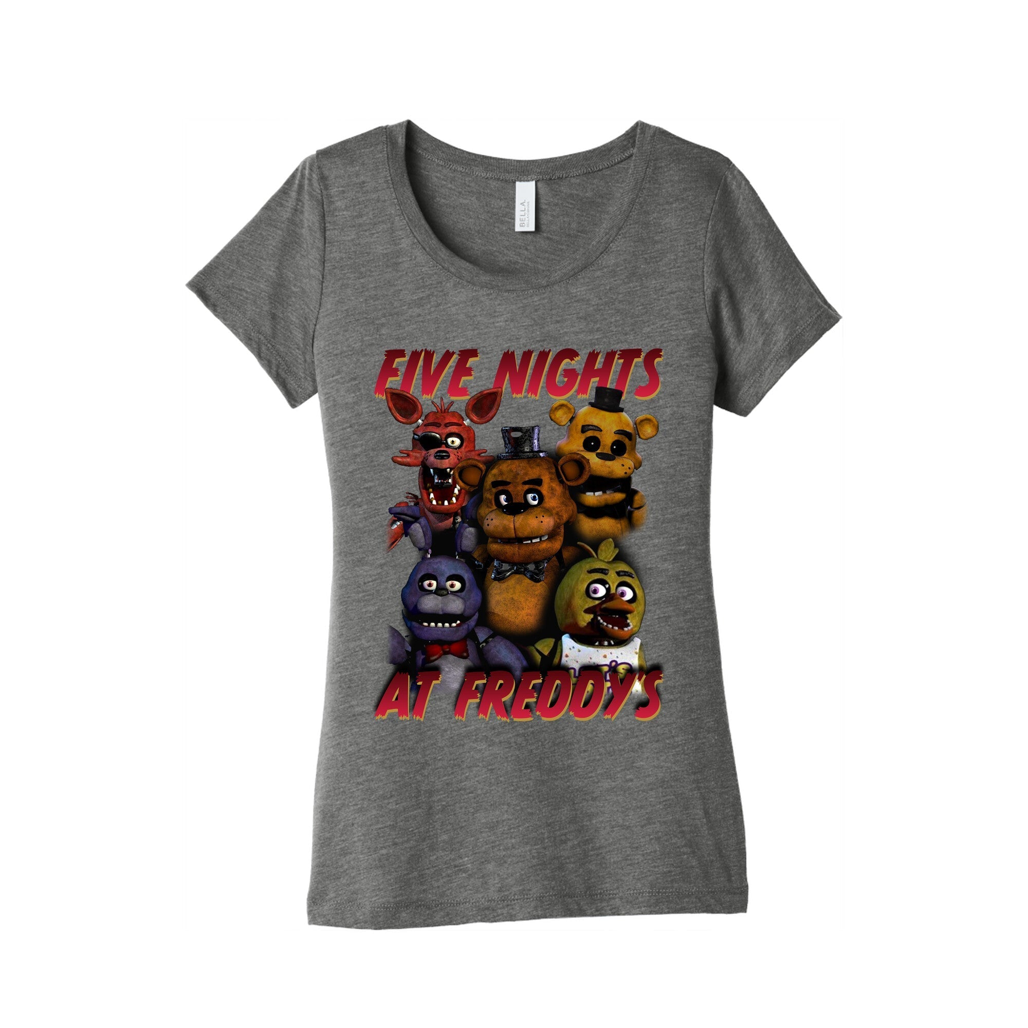 Five Nights At Freddys Womens Triblend Tee