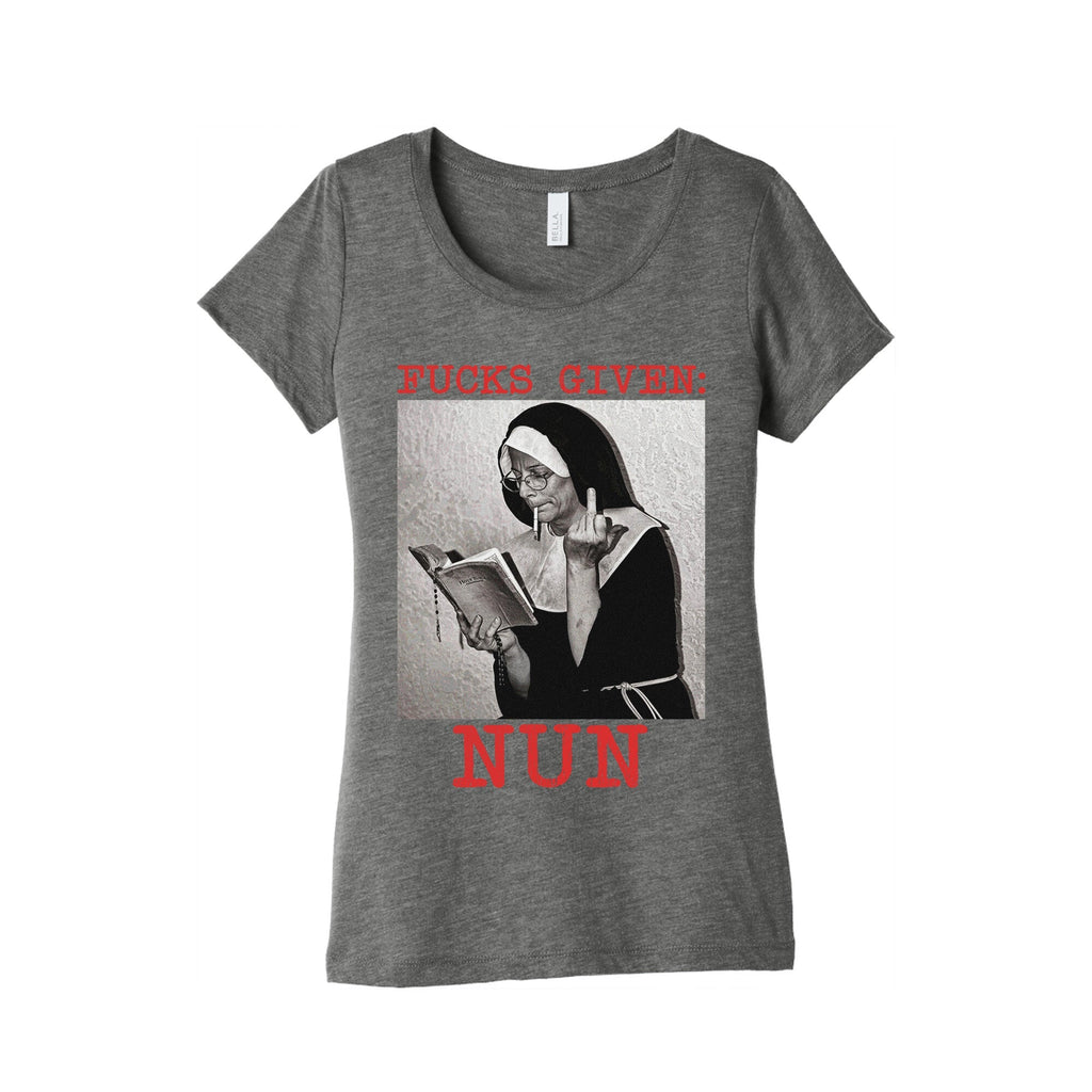 Fucks Given: Nun Womens Triblend Tee