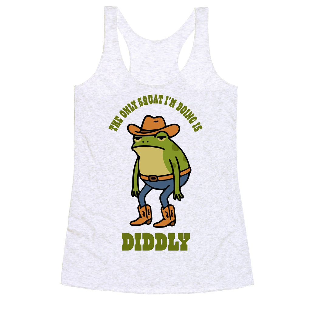Diddly Squat Frog Racerback Tank