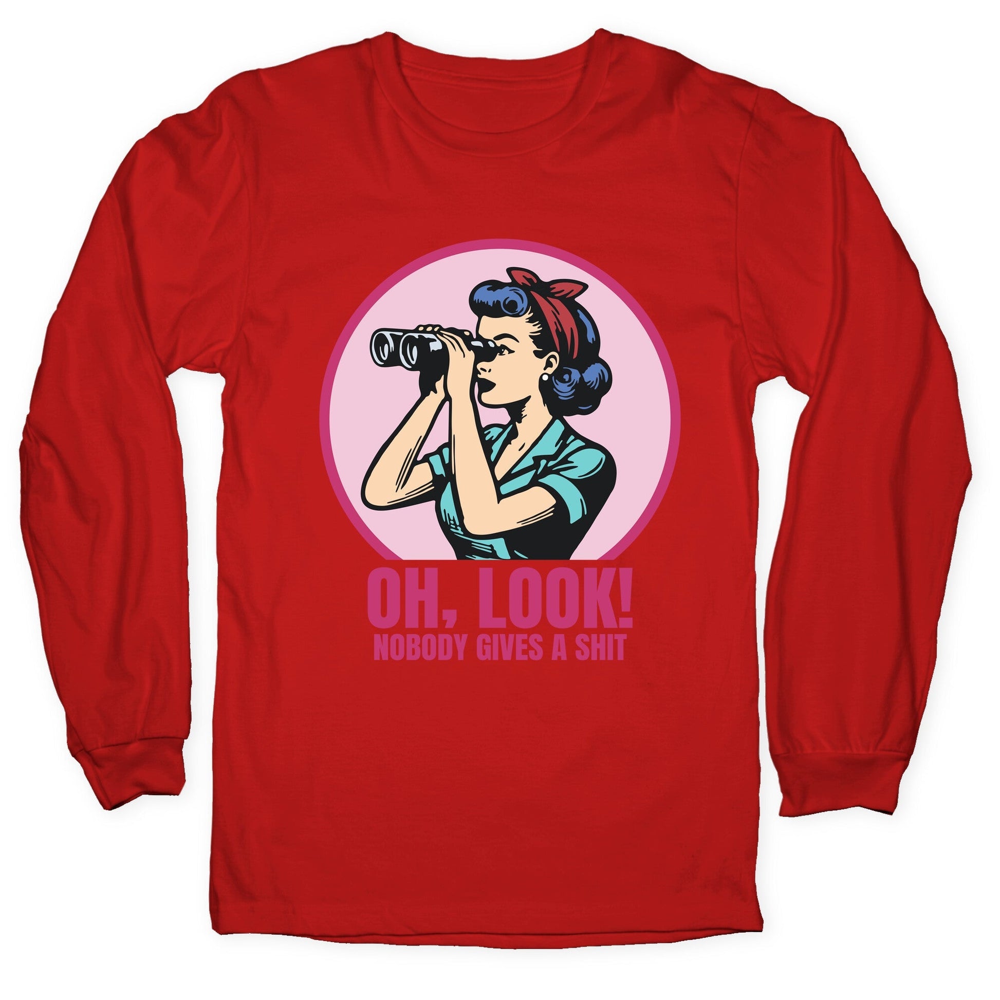 Nobody Gives A Shit Longsleeve Tee