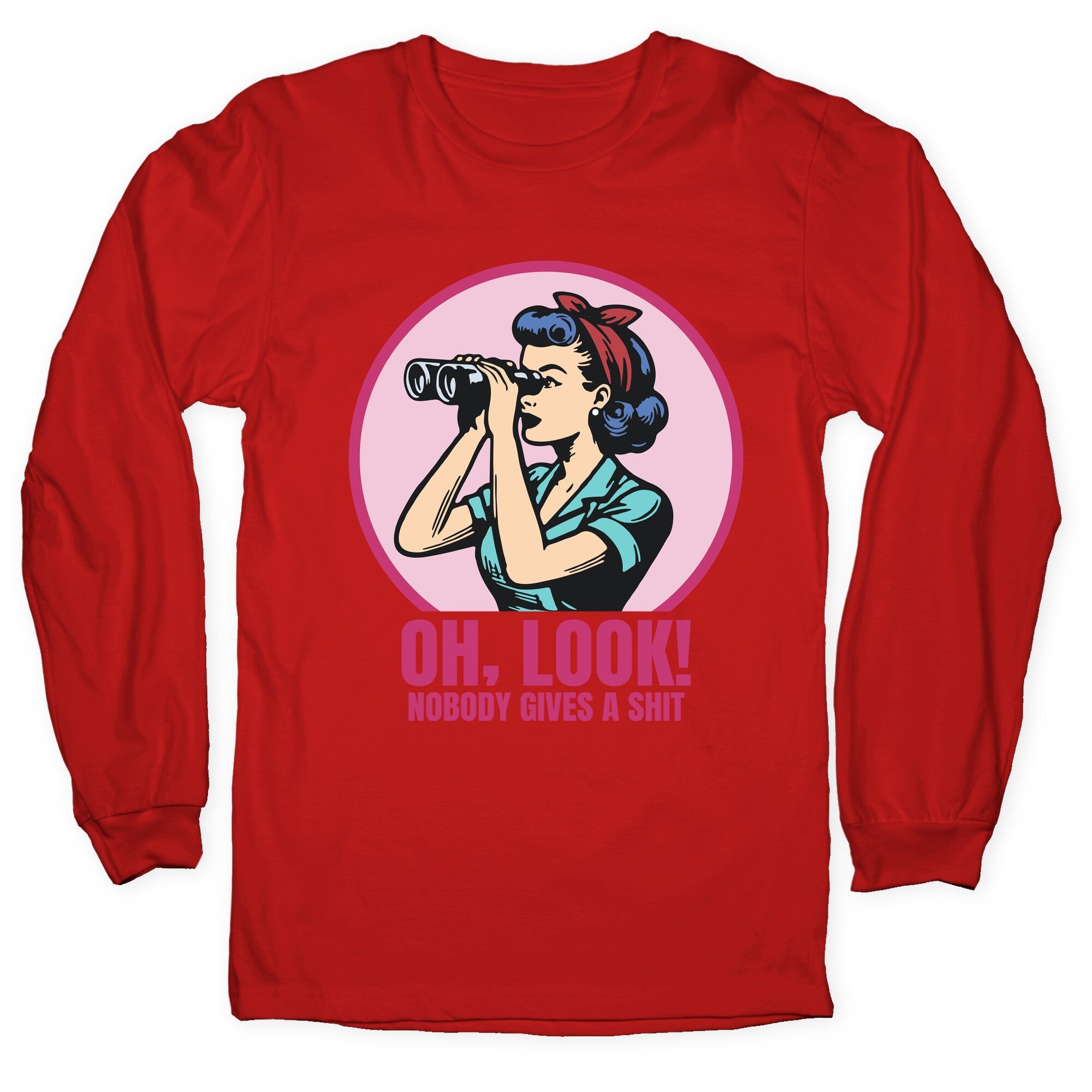 Nobody Gives A Shit Longsleeve Tee
