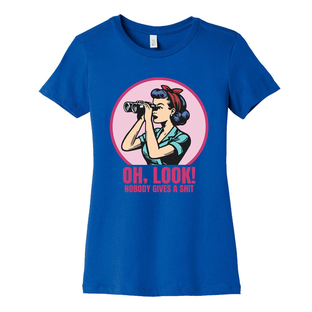 Nobody Gives A Shit Womens Cotton Tee