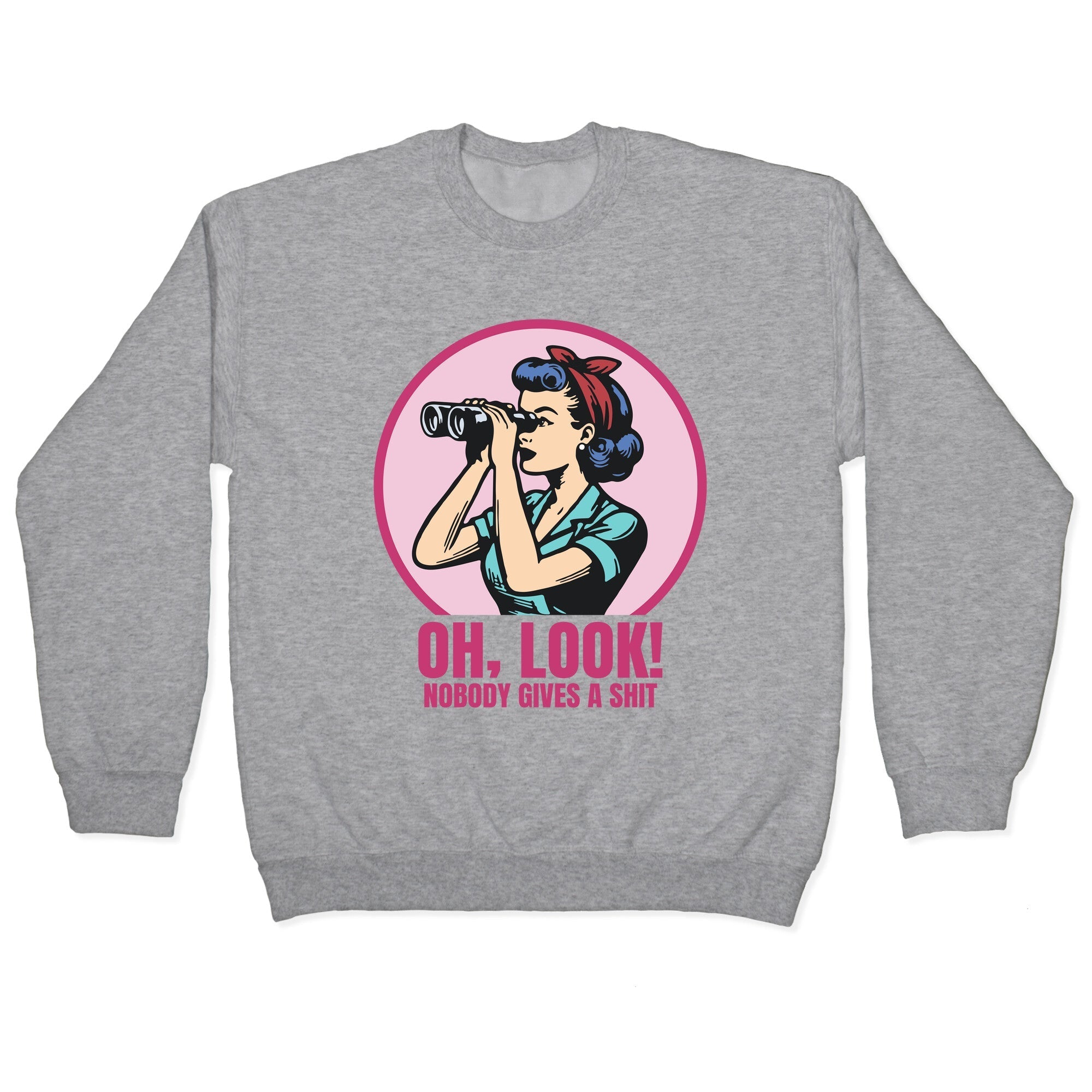 Nobody Gives A Shit Crewneck Sweatshirt