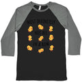 Not All In A Row Baseball Tee