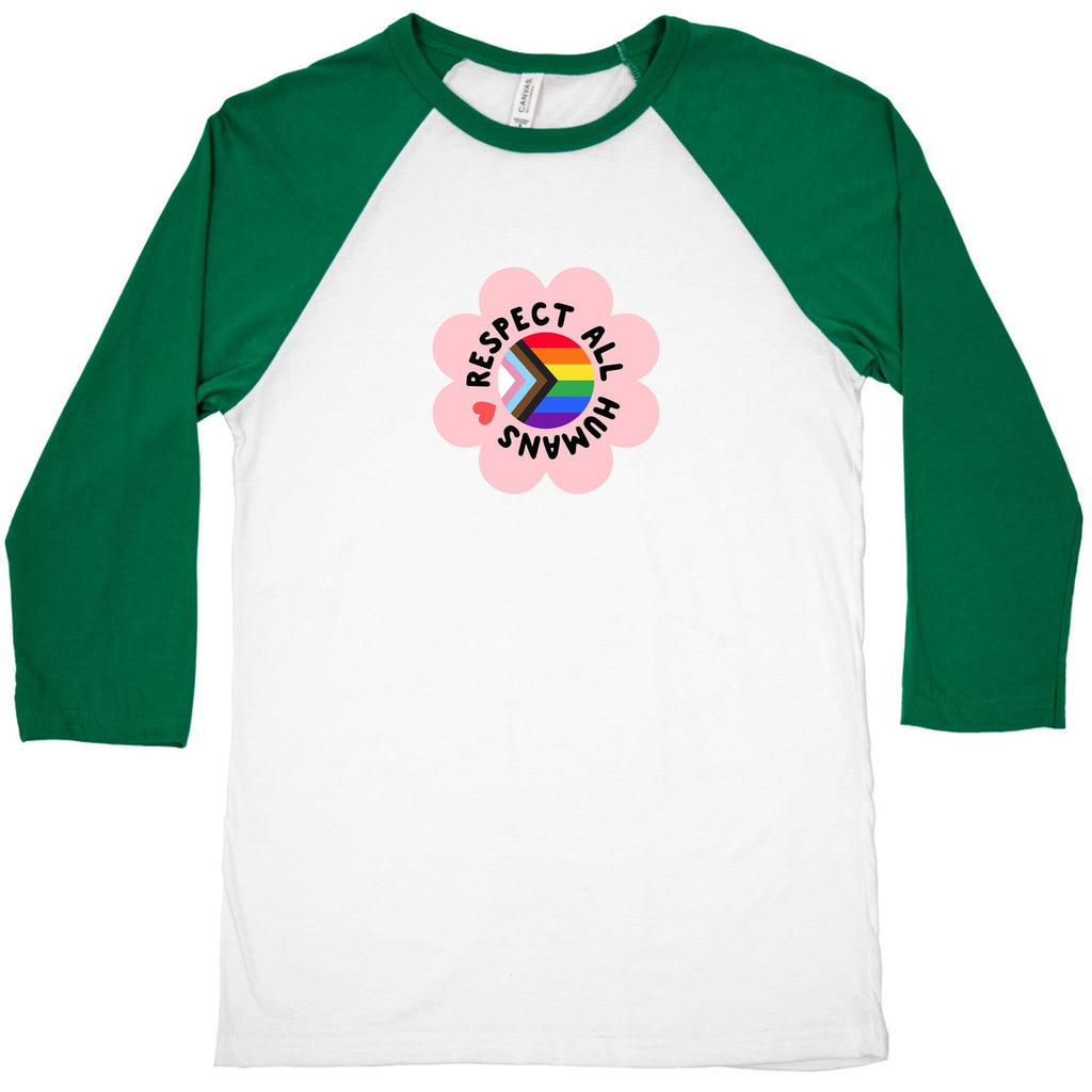 Respect All Humans Baseball Tee