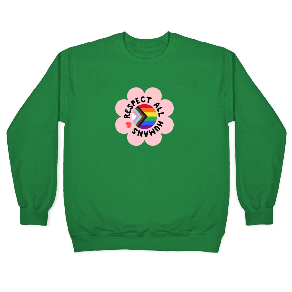 Respect All Humans Crewneck Sweatshirt