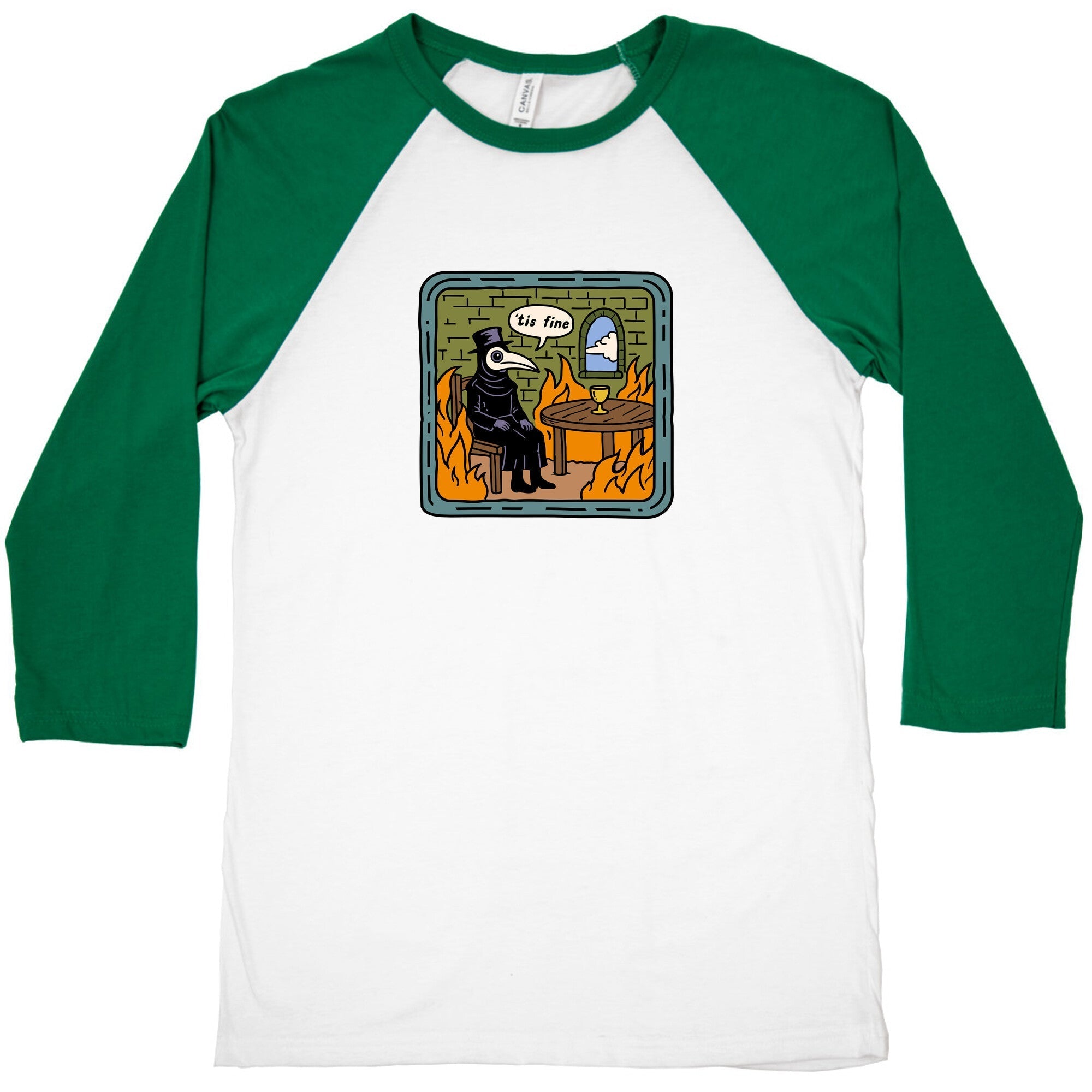 Tis Fine Baseball Tee