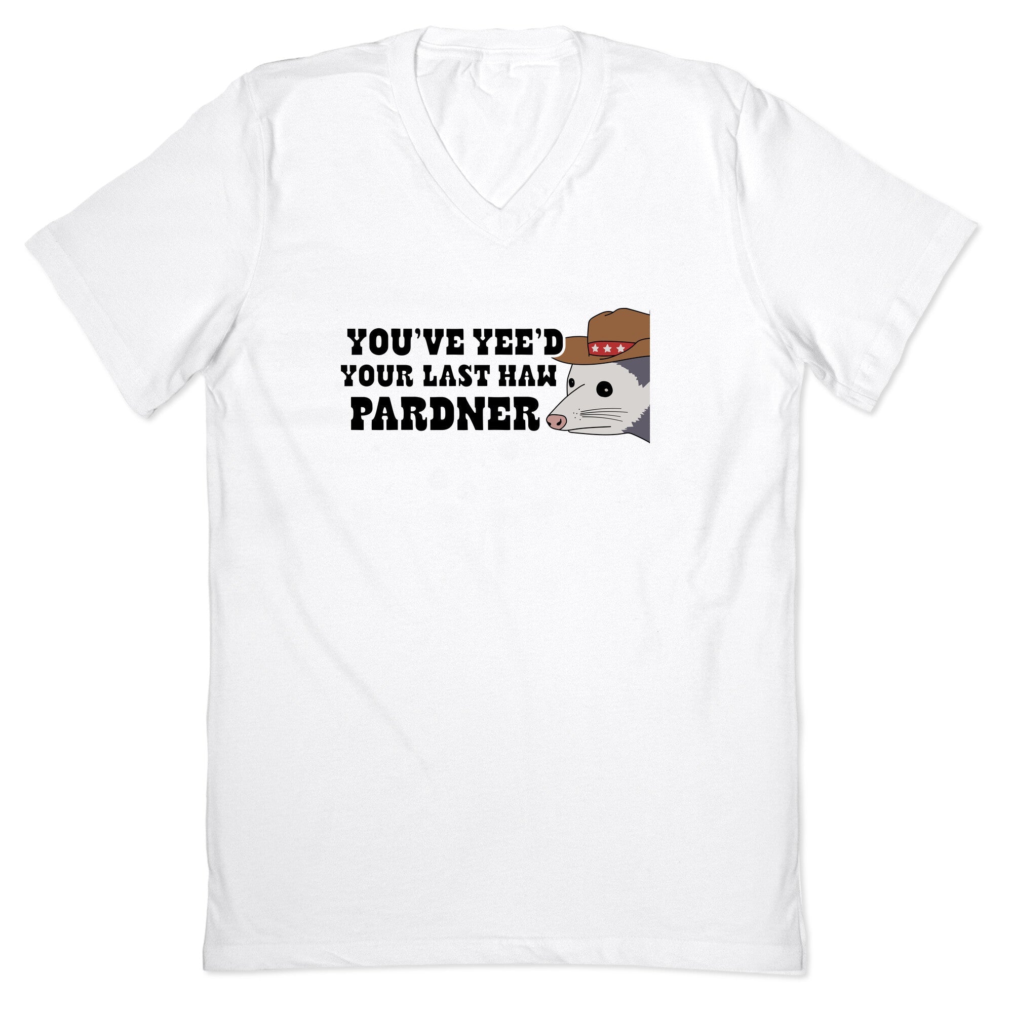 Youve Yees Your Last Haw Pardner V-Neck